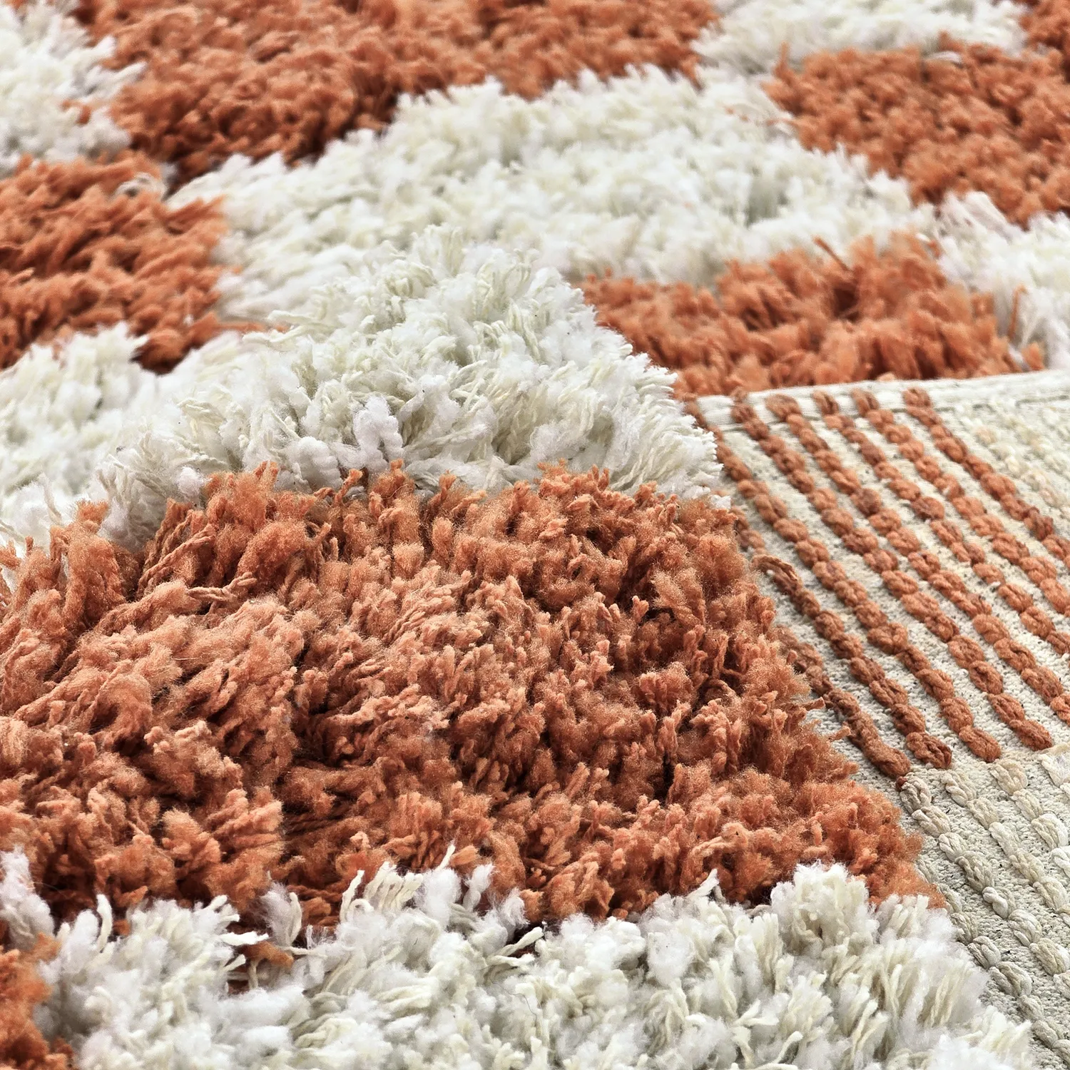 Dywany shaggy - Atrani Natural Cotton Shaggy (pomarańczowy)