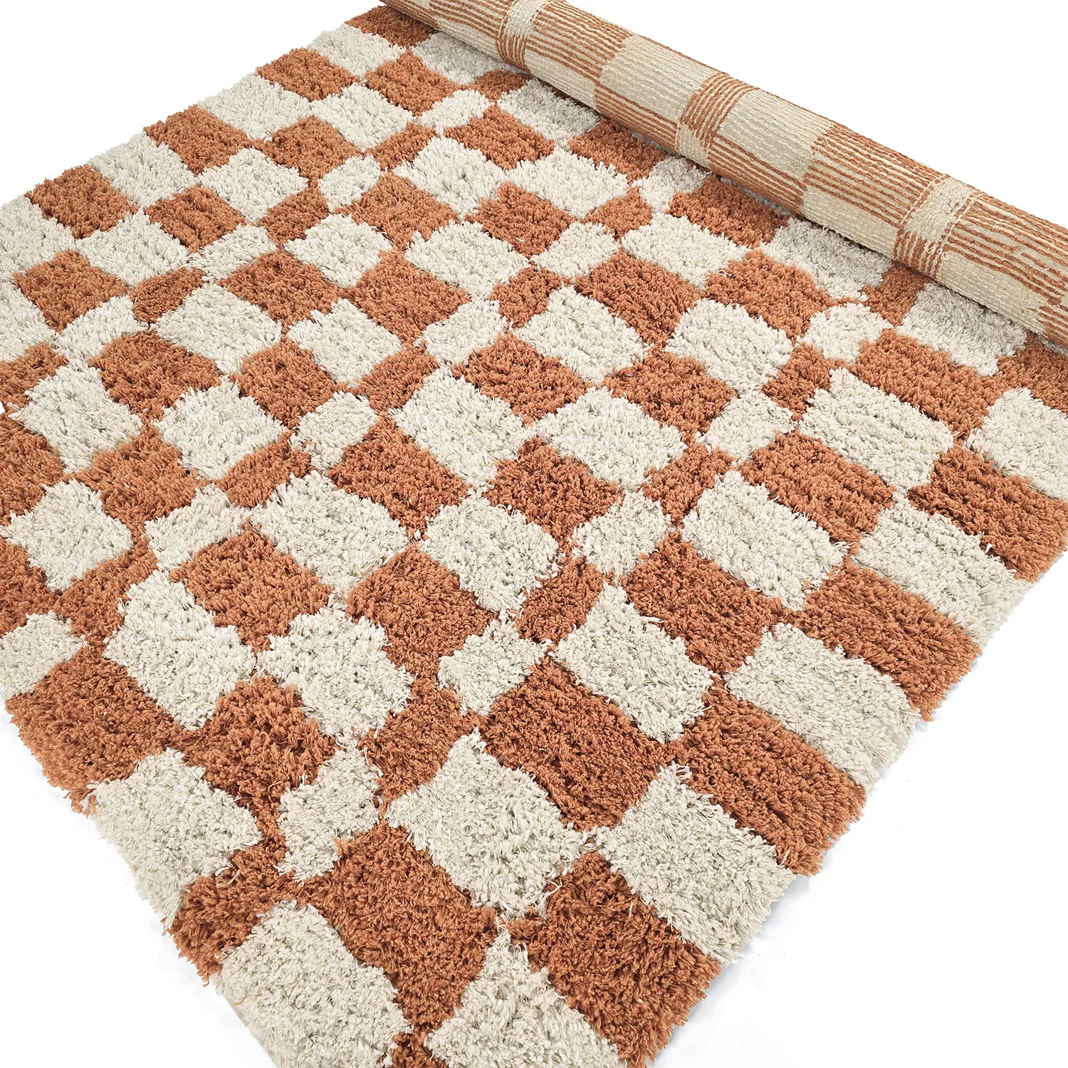 Dywany shaggy - Atrani Natural Cotton Shaggy (pomarańczowy)
