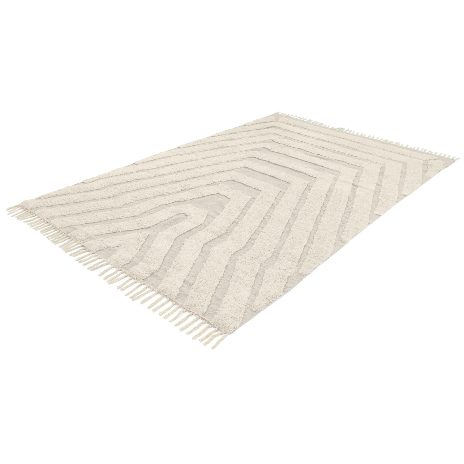 Dywany shaggy - Callista Natural Cotton Shaggy (beżowy)