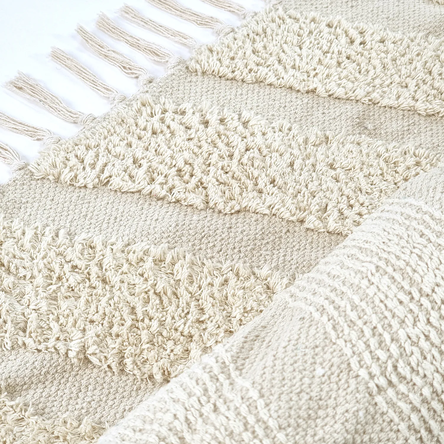 Dywany shaggy - Callista Natural Cotton Shaggy (beżowy)