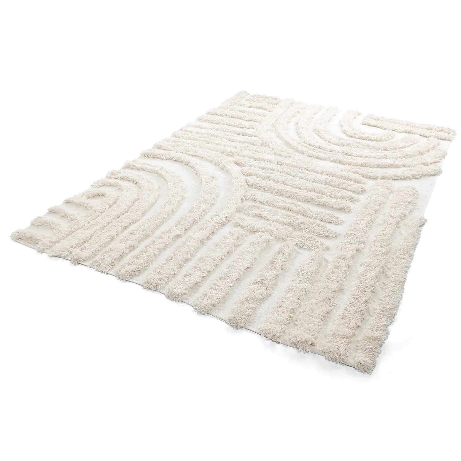 Dywany shaggy - Cazorla Natural Cotton Shaggy (białawy)