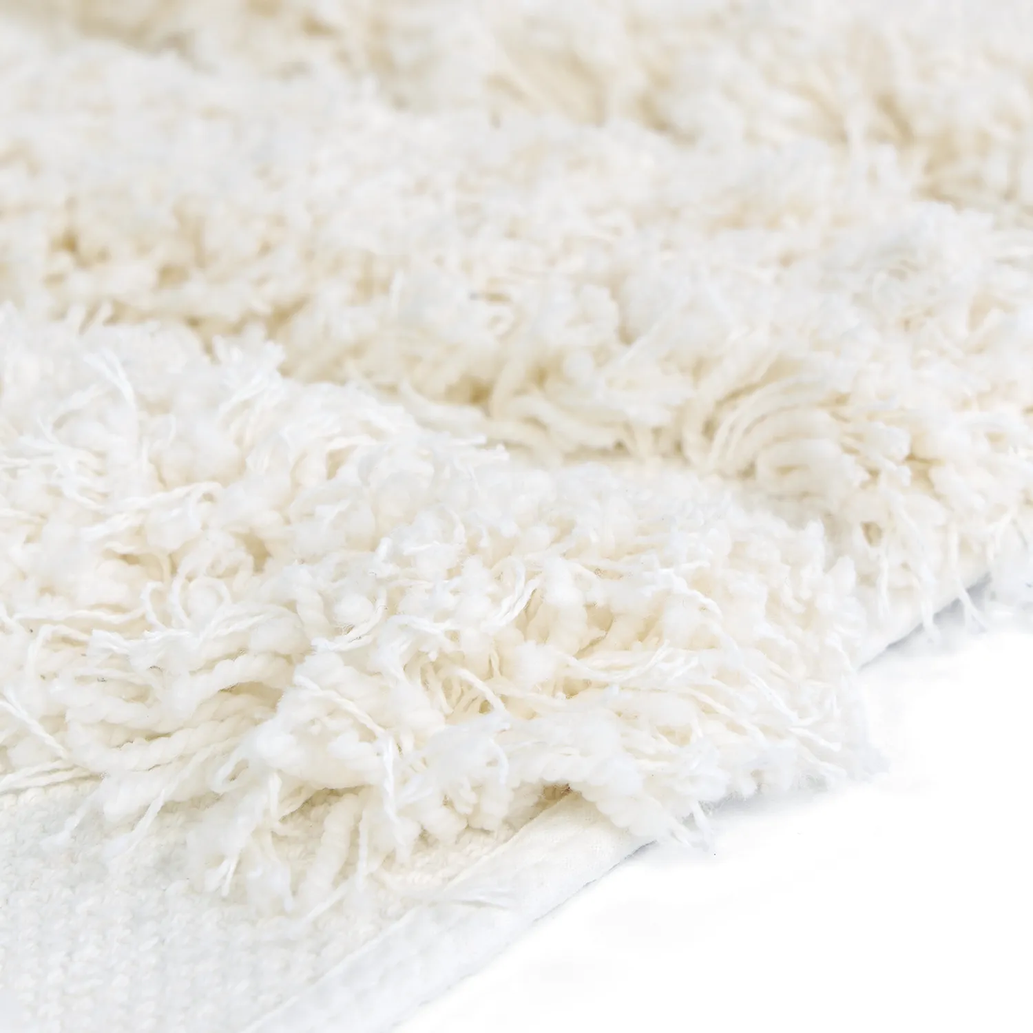 Dywany shaggy - Cazorla Natural Cotton Shaggy (białawy)