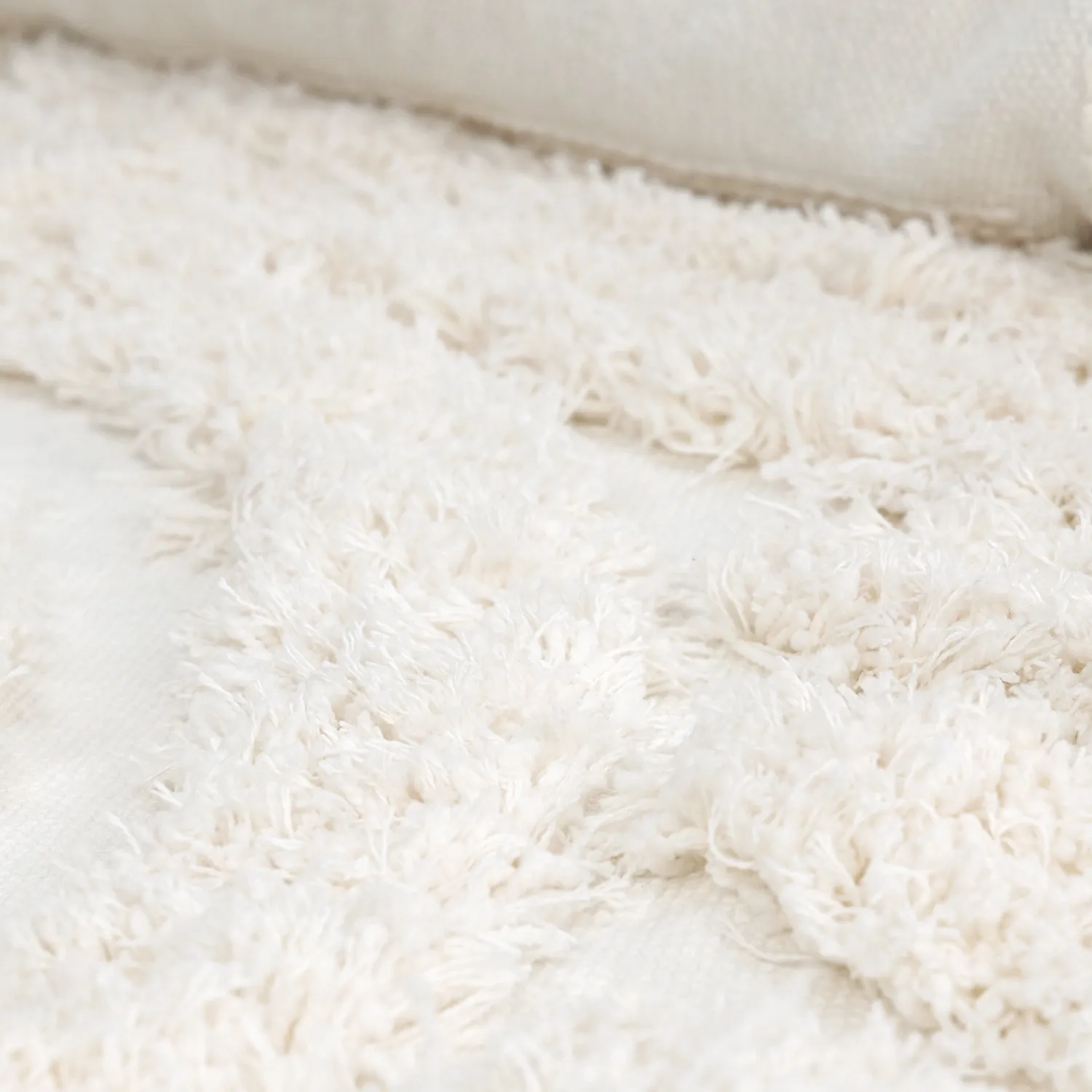 Dywany shaggy - Cazorla Natural Cotton Shaggy (białawy)