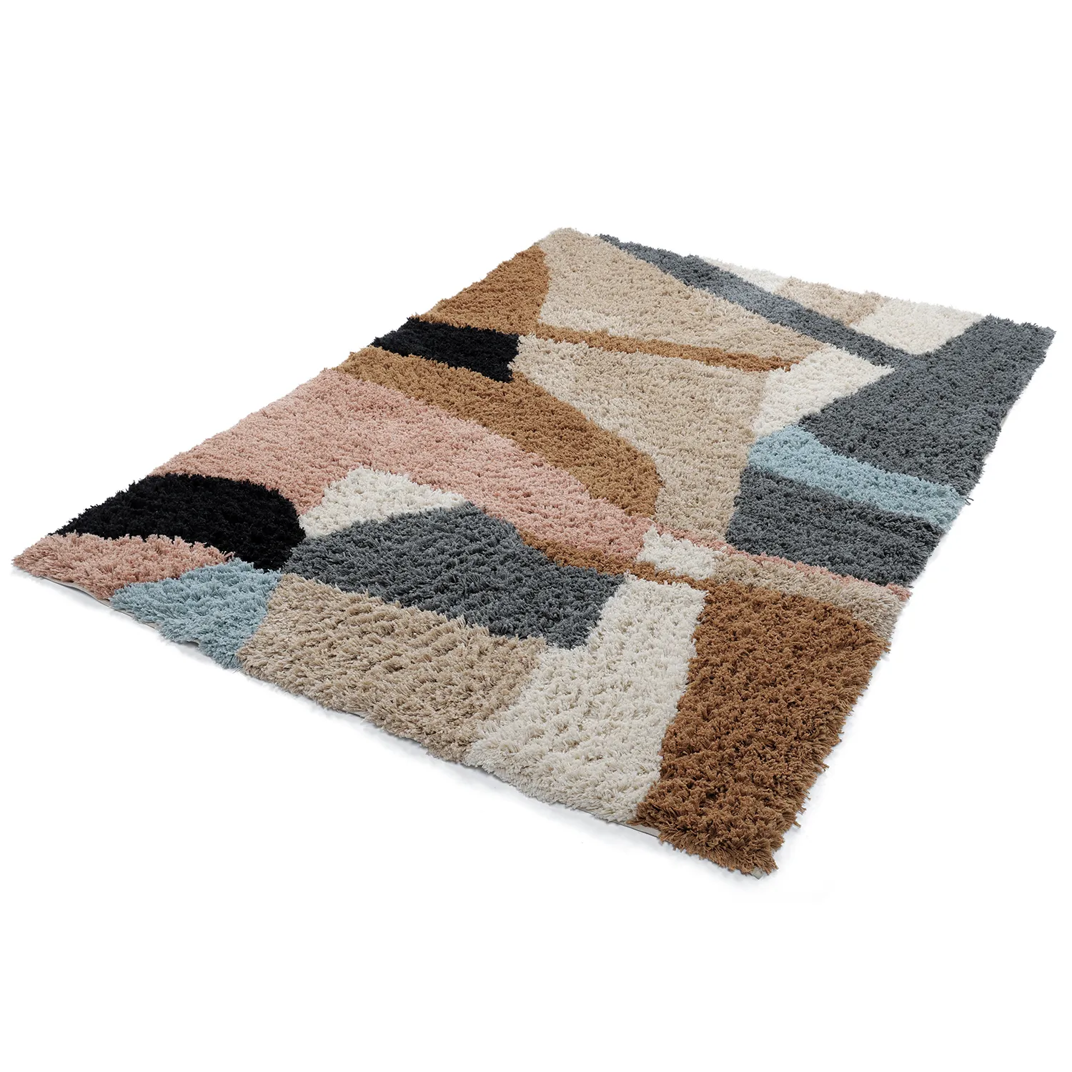 Dywany shaggy - Cefalu Natural Cotton Shaggy (wielokolorowy)