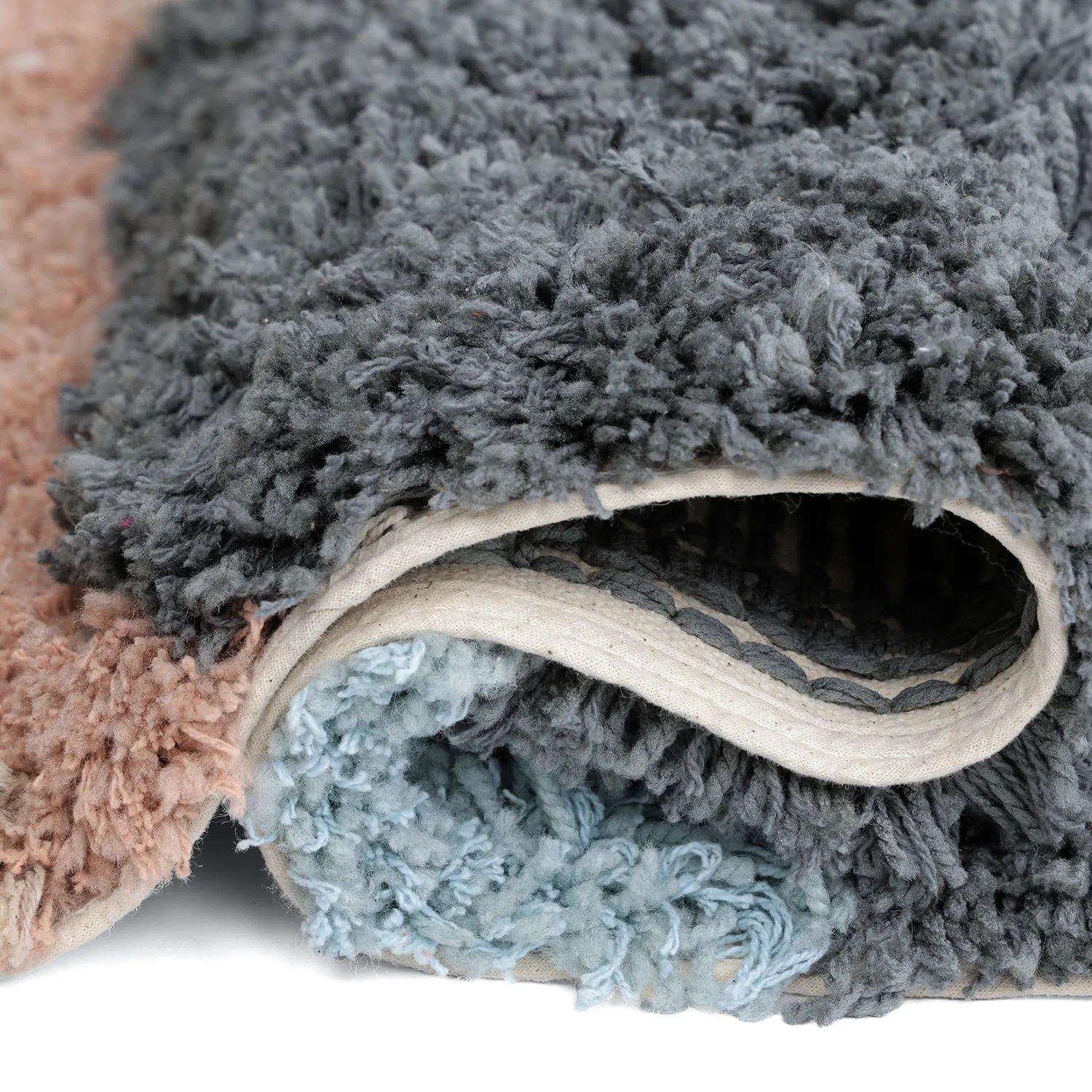 Dywany shaggy - Cefalu Natural Cotton Shaggy (wielokolorowy)