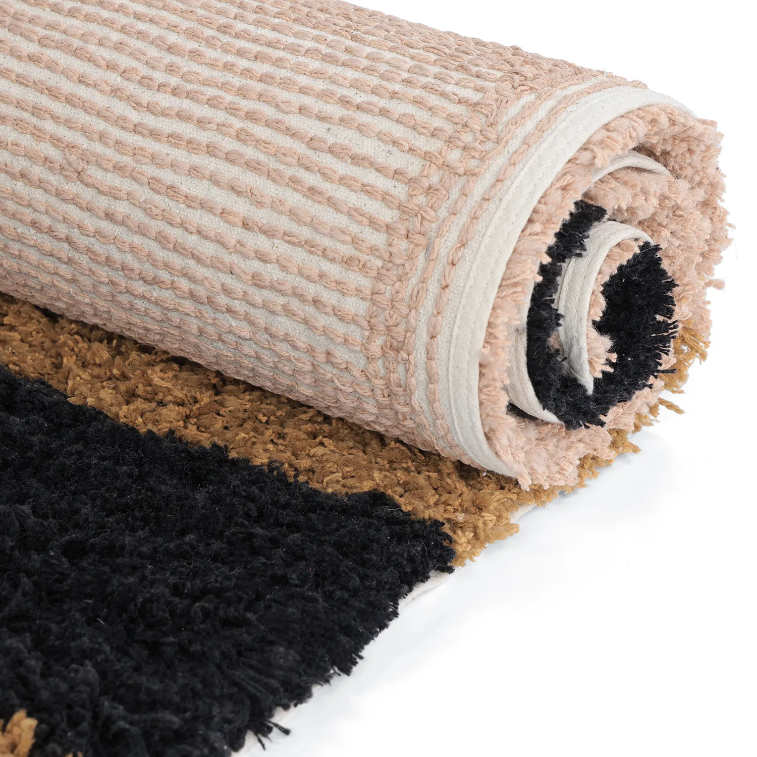 Dywany shaggy - Cefalu Natural Cotton Shaggy (wielokolorowy)