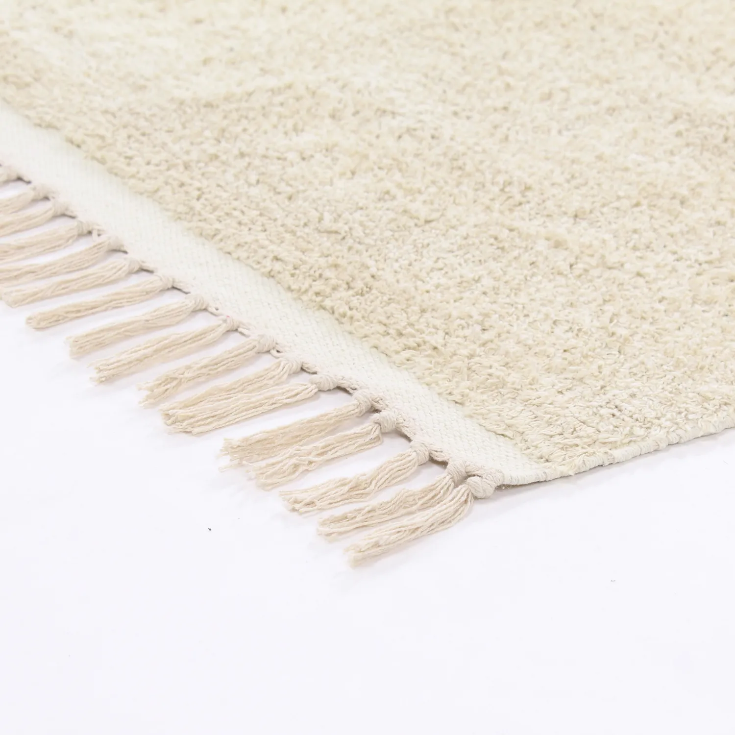 Dywany shaggy - Celina Natural Cotton Shaggy (złamana biel/beż)