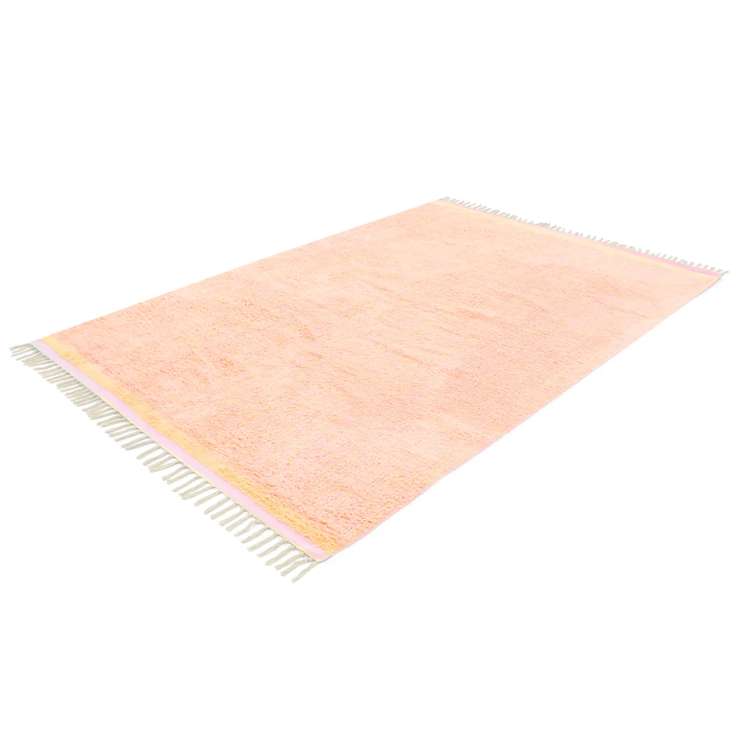 Dywany shaggy - Celina Natural Cotton Shaggy (różowy/beżowy)