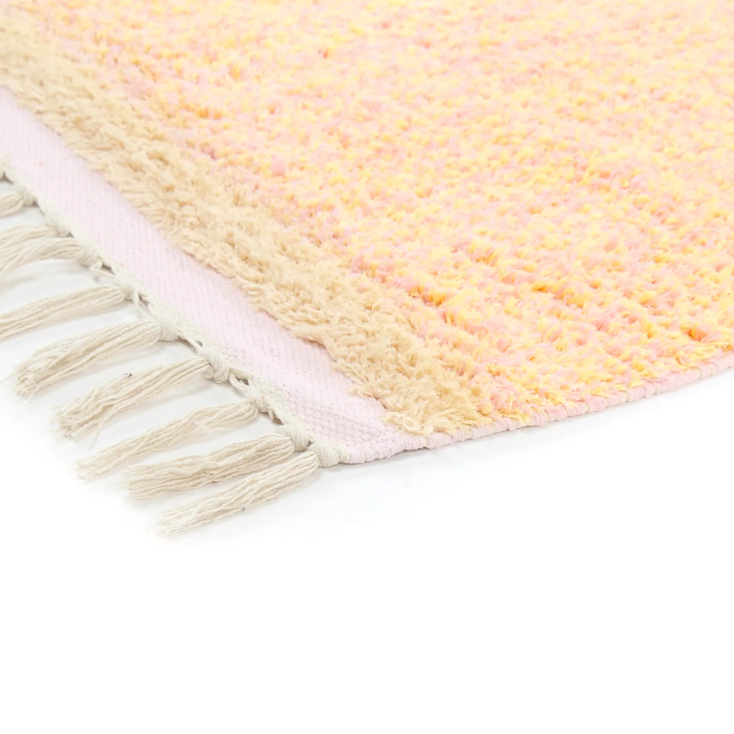 Dywany shaggy - Celina Natural Cotton Shaggy (różowy/beżowy)