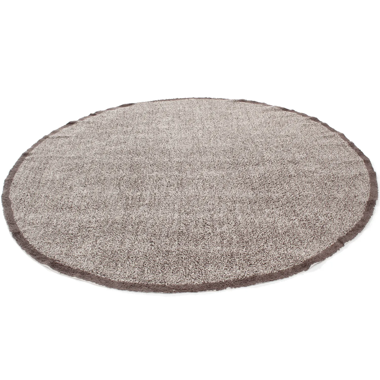 Okrągły dywan - Celina Natural Cotton Shaggy (beż/brąz)