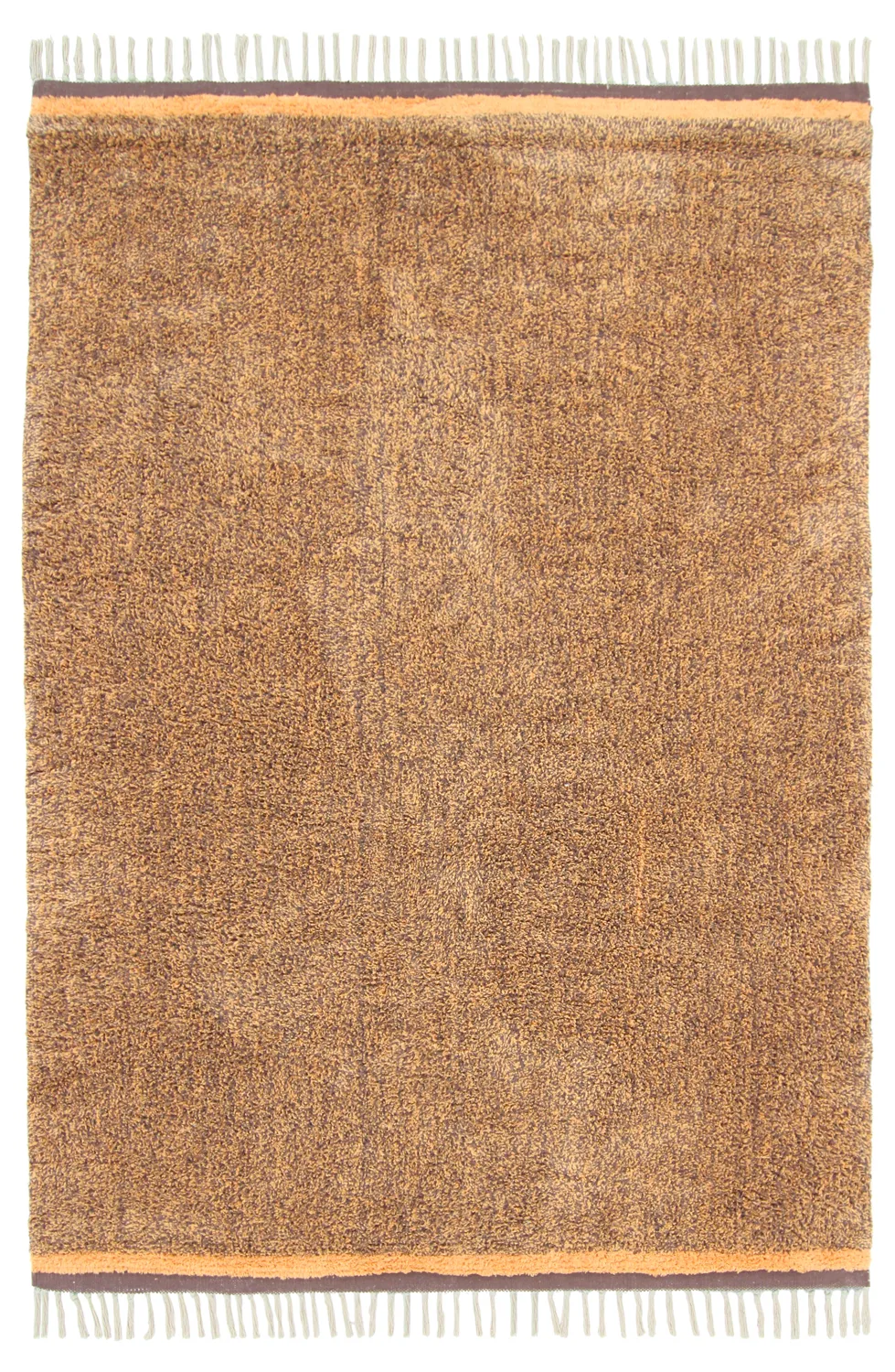 Dywany shaggy - Celina Natural Cotton Shaggy (brązowy/pomarańczowy)