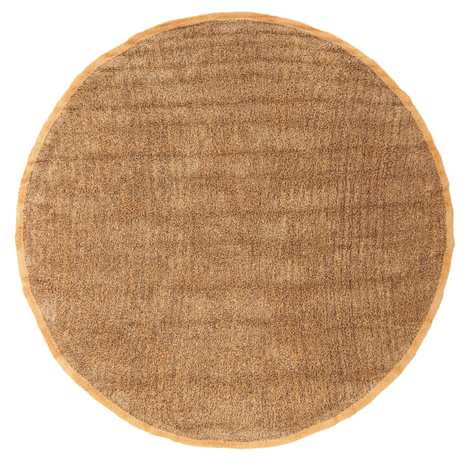 Okrągły dywan - Celina Natural Cotton Shaggy (brązowy/pomarańczowy)