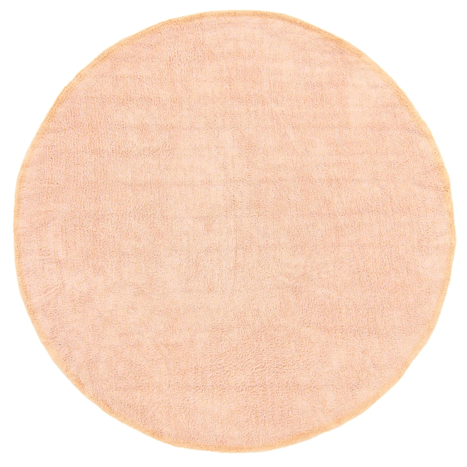 Okrągły dywan - Celina Natural Cotton Shaggy (różowy/beżowy)