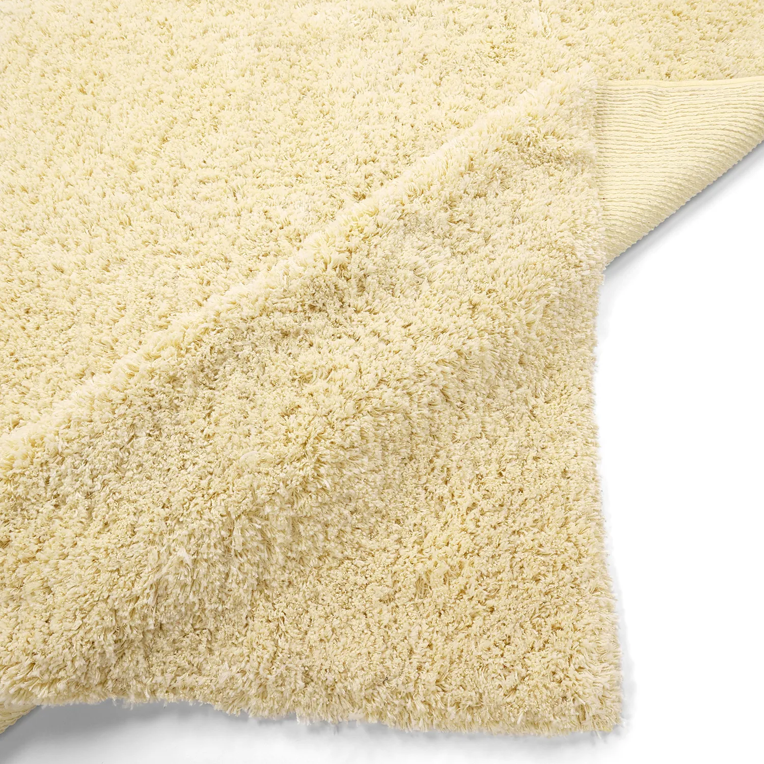 Dywany shaggy - Combarro Solid Cotton Shaggy (jasnożółty)