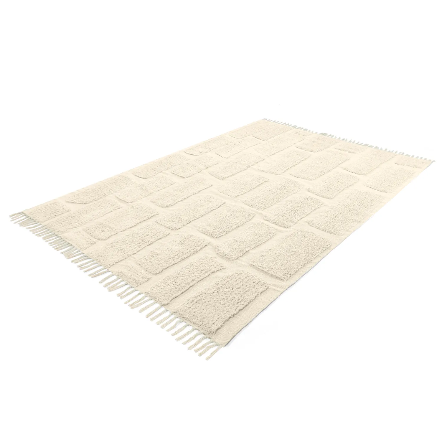 Dywany shaggy - Cyrus Natural Cotton Shaggy (beżowy)