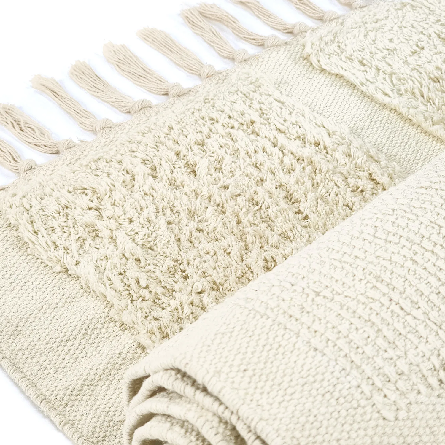 Dywany shaggy - Cyrus Natural Cotton Shaggy (beżowy)