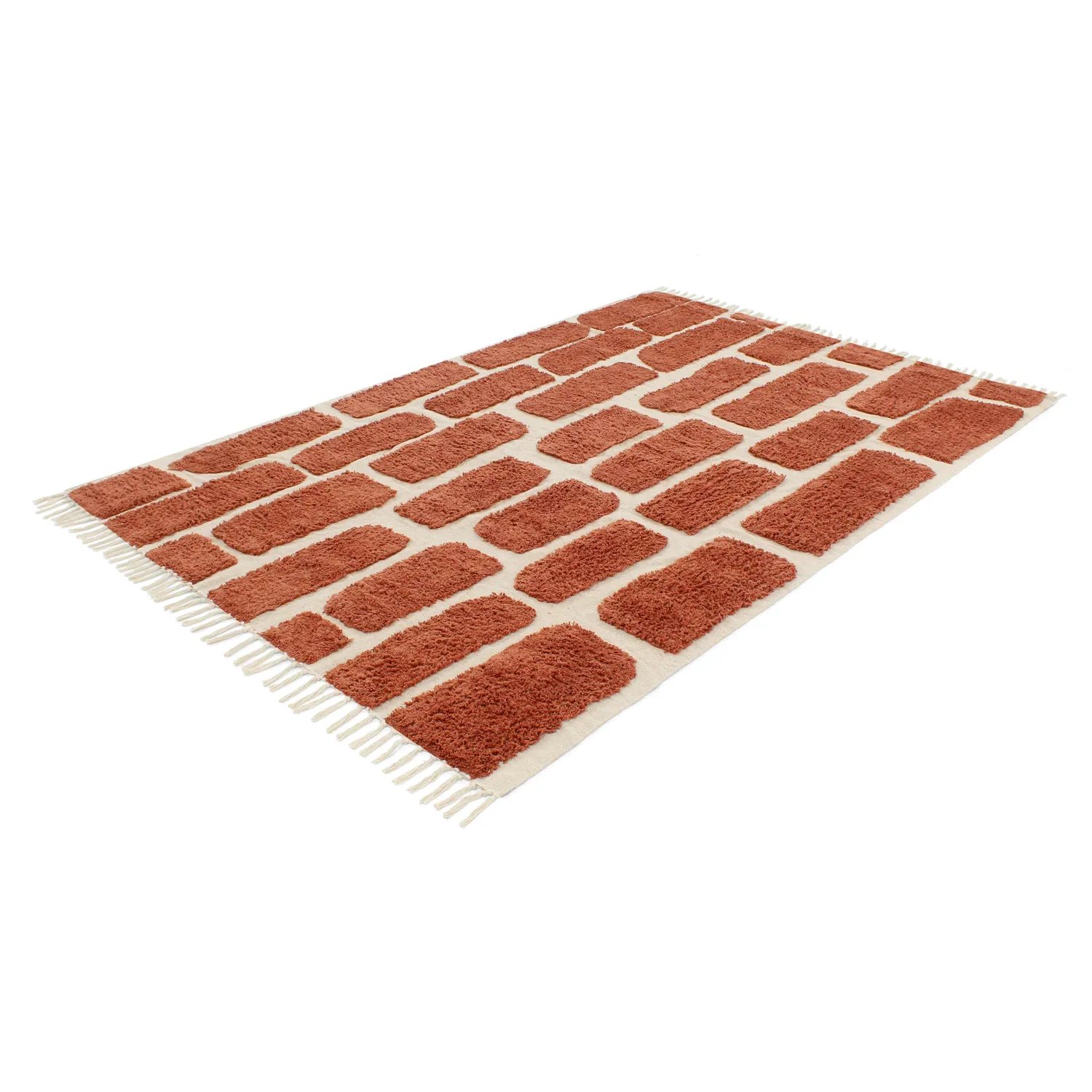Dywany shaggy - Cyrus Natural Cotton Shaggy (brązowy)