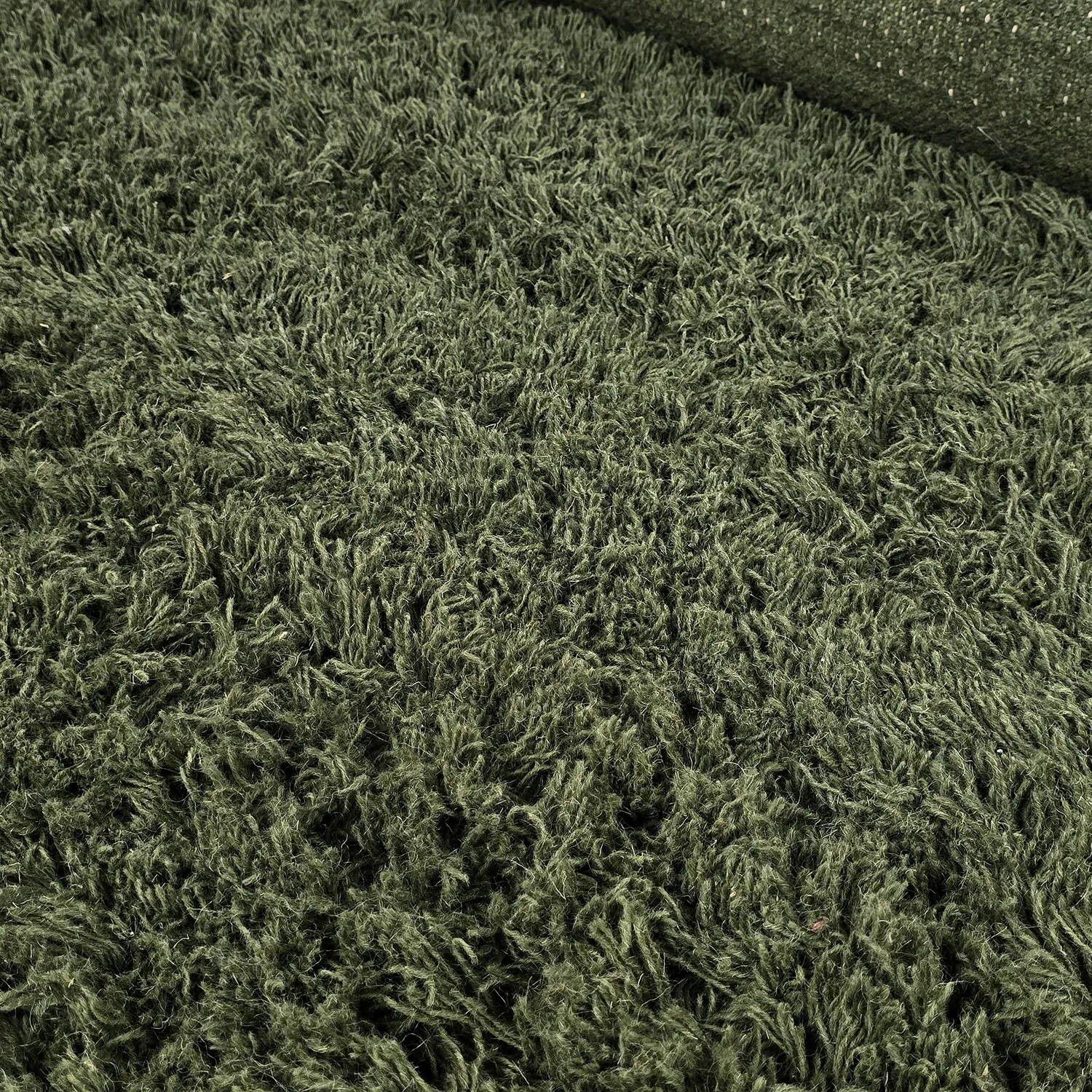 Dywany shaggy - Fassale Hand Woven Wool Shaggy (zieleń mchu)