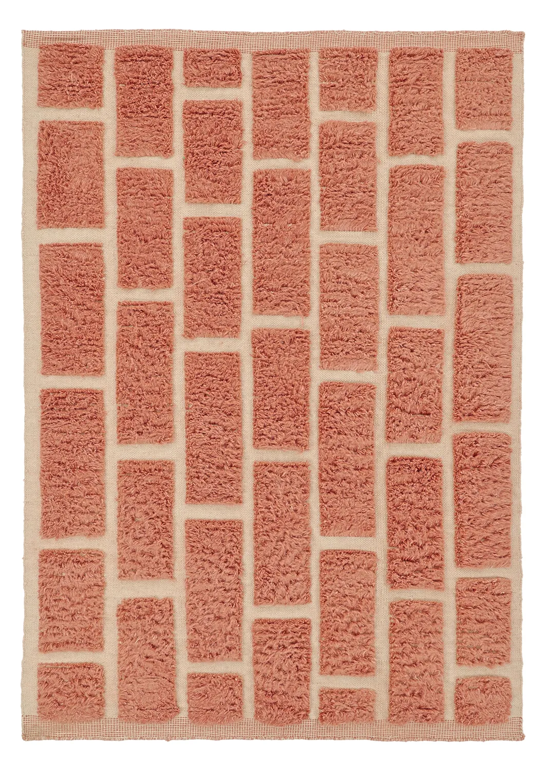 Dywany shaggy - Leknes Hand Woven Wool Shaggy (terakota)