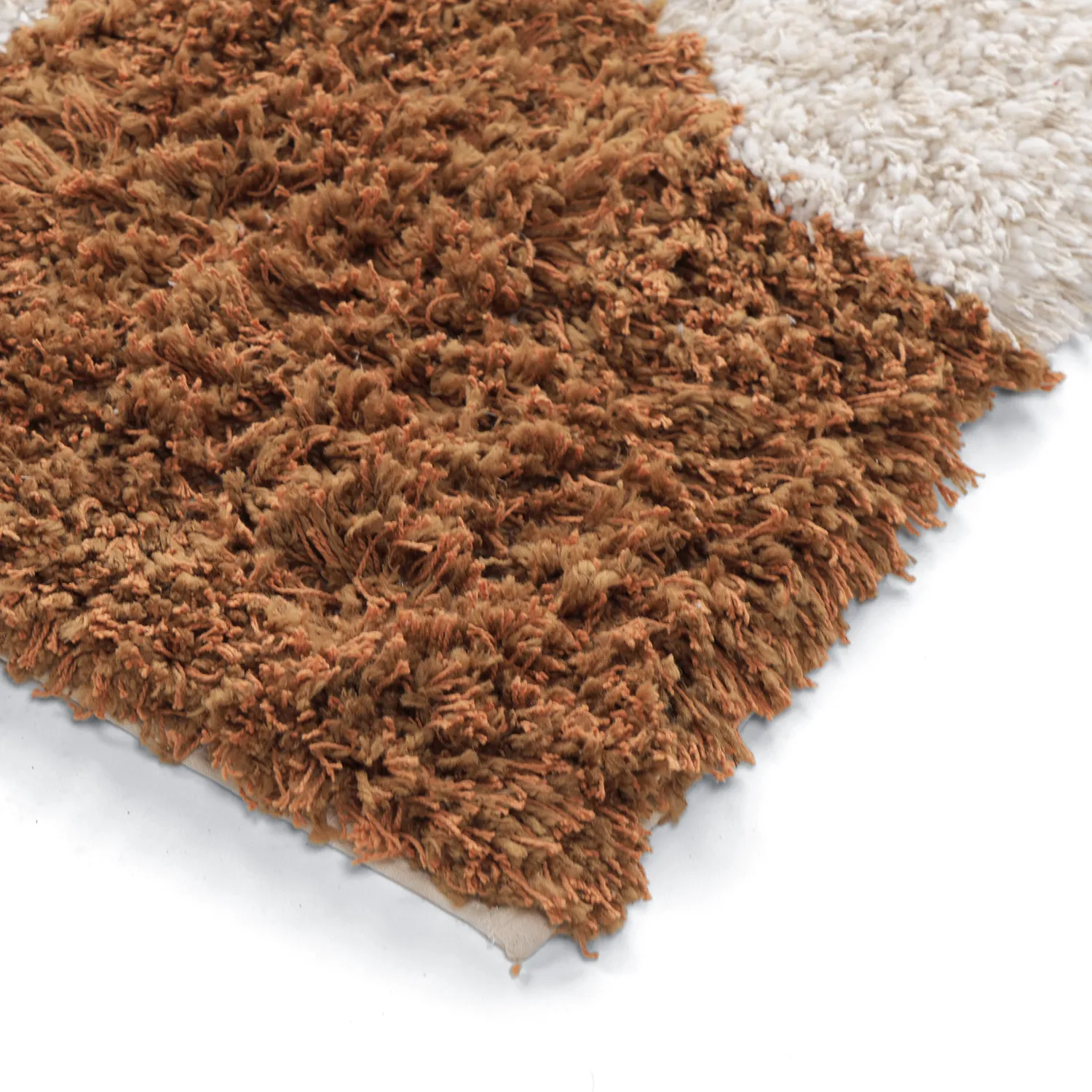 Dywany shaggy - Kalymnos Natural Cotton Shaggy (złamana biel/ochra)