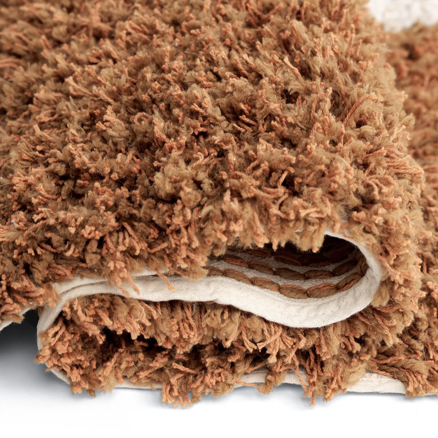 Dywany shaggy - Kalymnos Natural Cotton Shaggy (złamana biel/ochra)