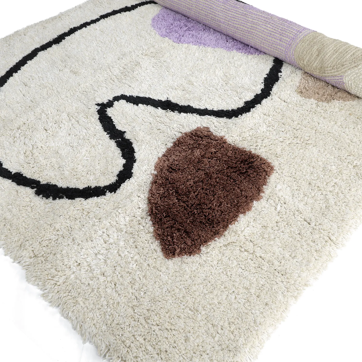 Dywany shaggy - Naousa Natural Cotton Shaggy (wielokolorowy)