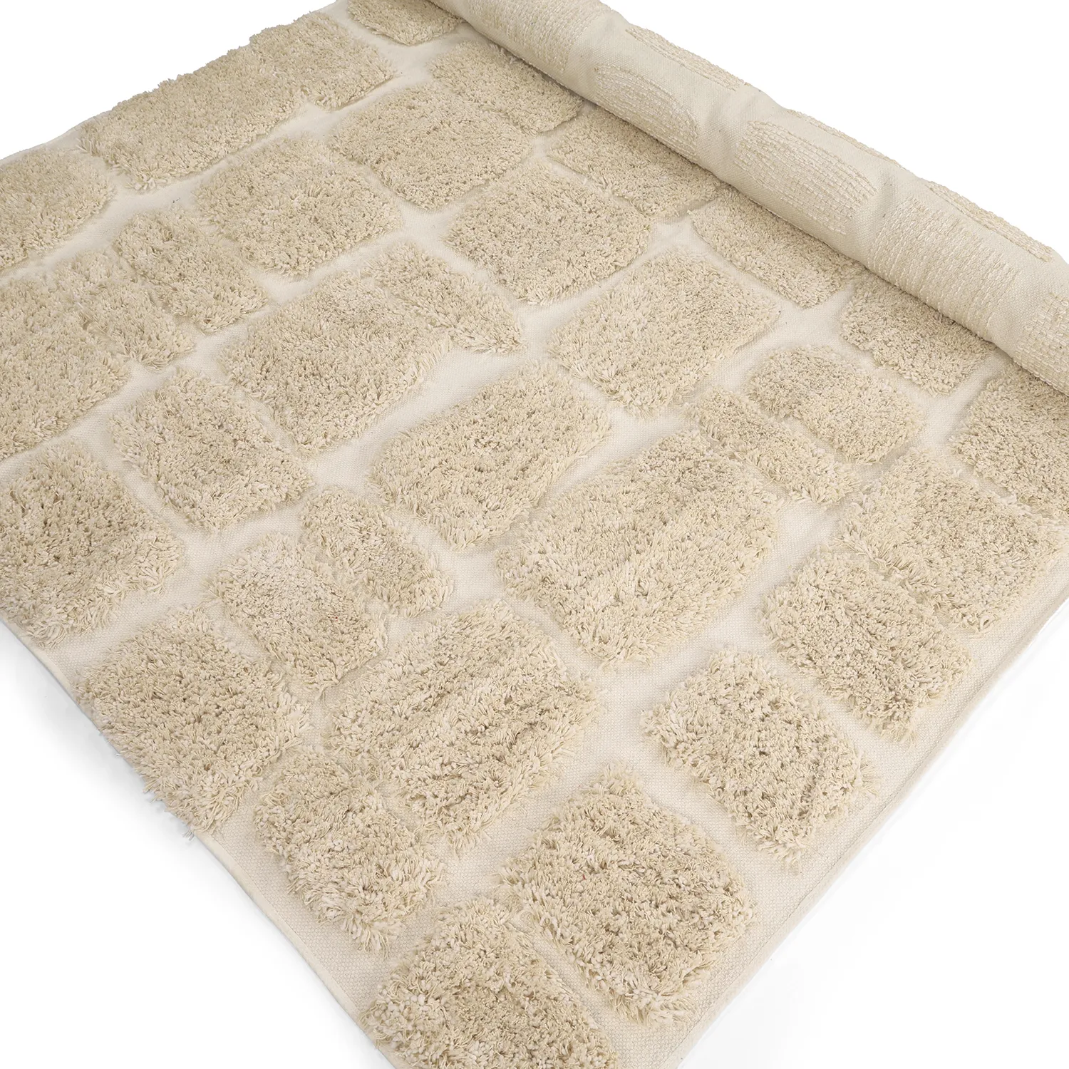 Dywany shaggy - Otranto Natural Cotton Shaggy (białawy)