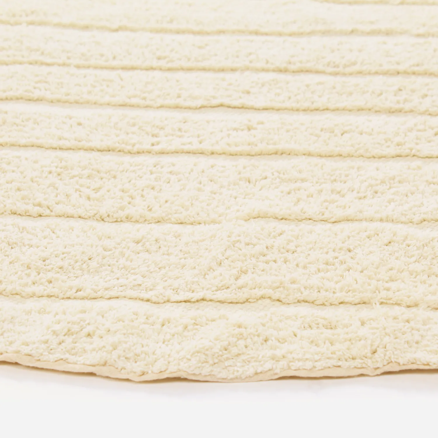 Okrągły dywan - Rani Natural Cotton Shaggy (beżowy)