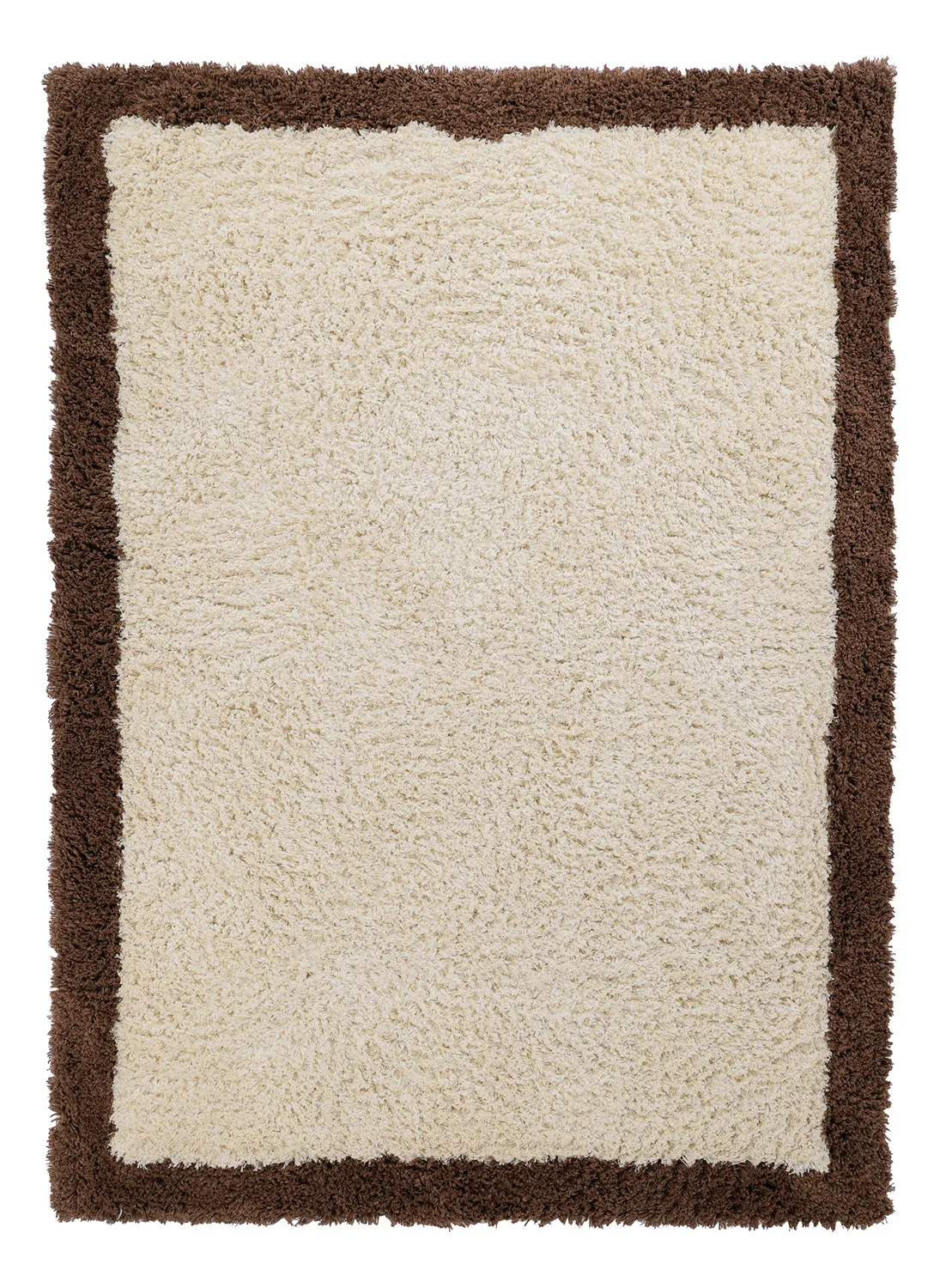 Dywany shaggy - Sagres Natural Cotton Shaggy (złamana biel/brązowy)