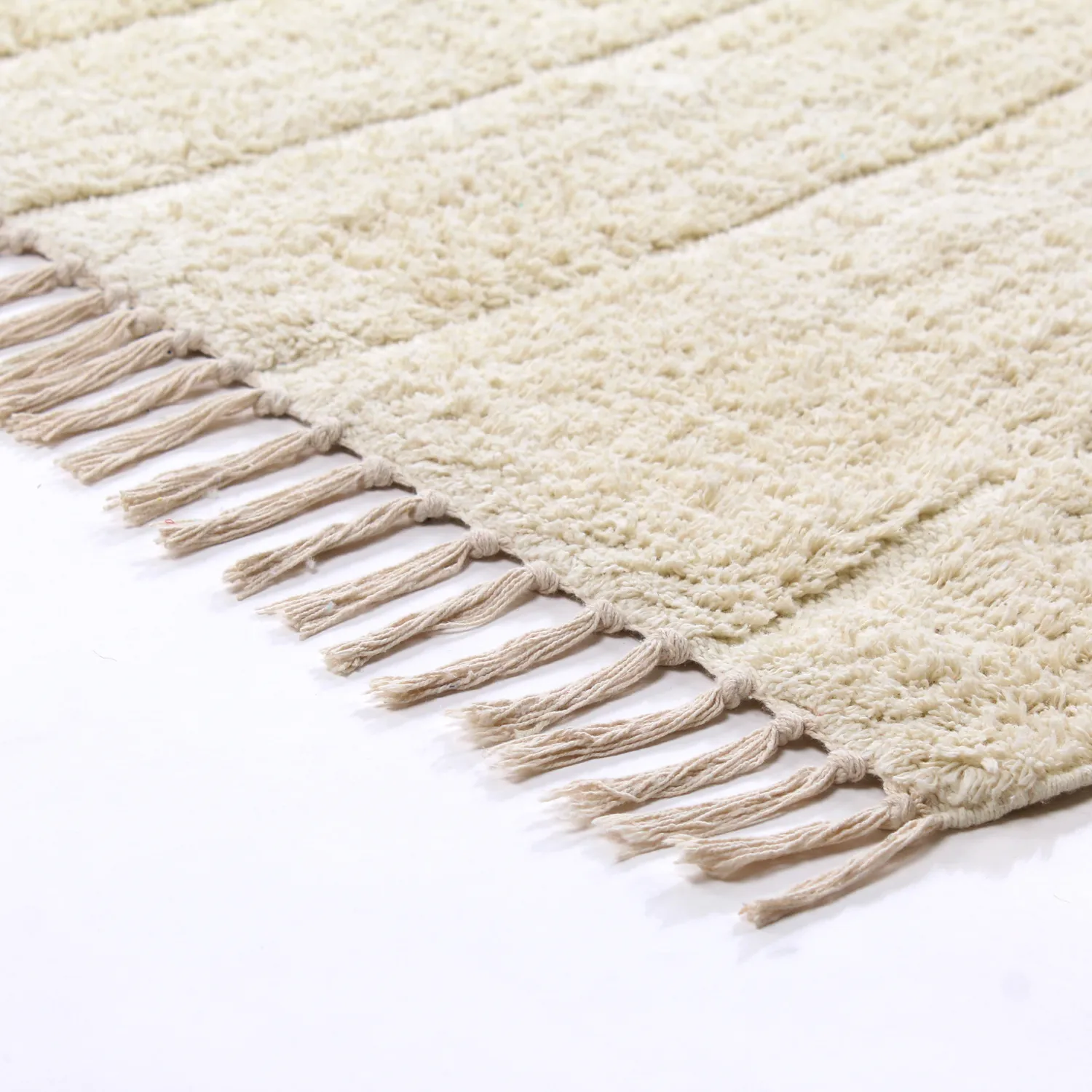 Dywany shaggy - Sivia Natural Cotton Shaggy (białawy)