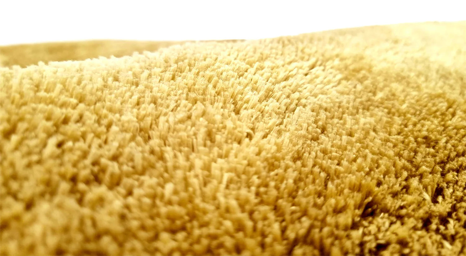 Okrągły dywan - Aranga Super Soft Fur (ochre)
