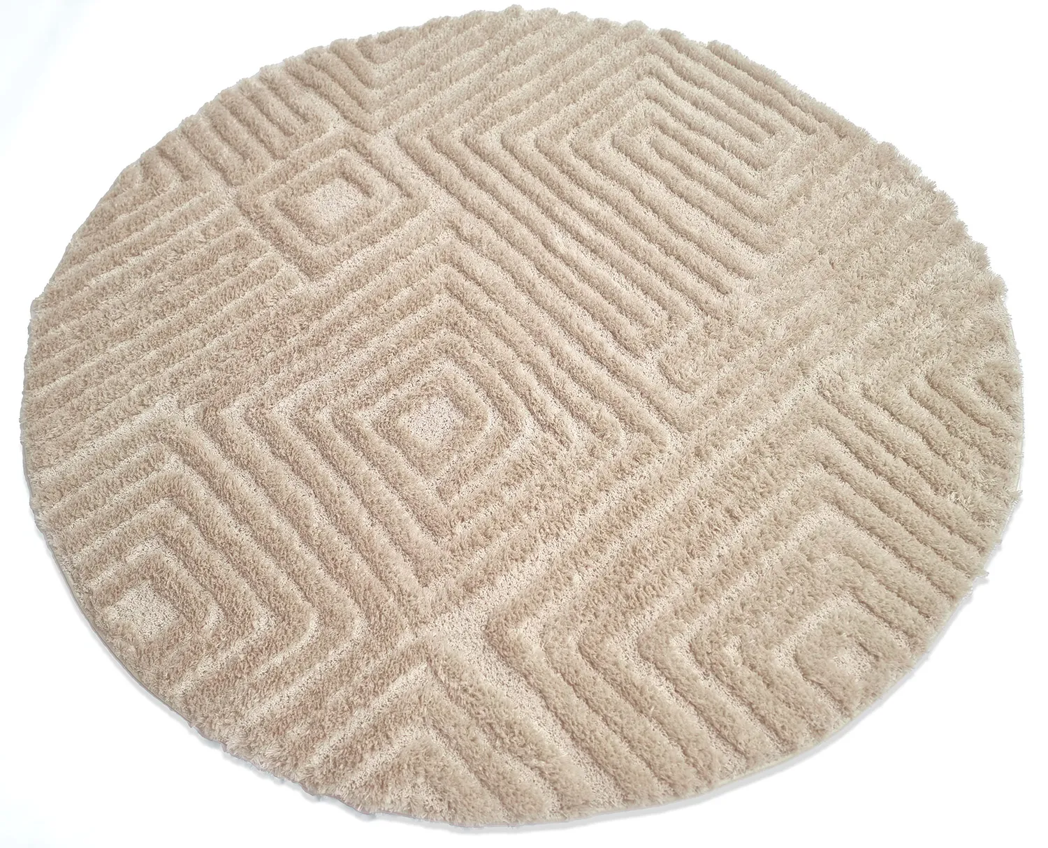 Okrągły dywan - Monti (beżowy)