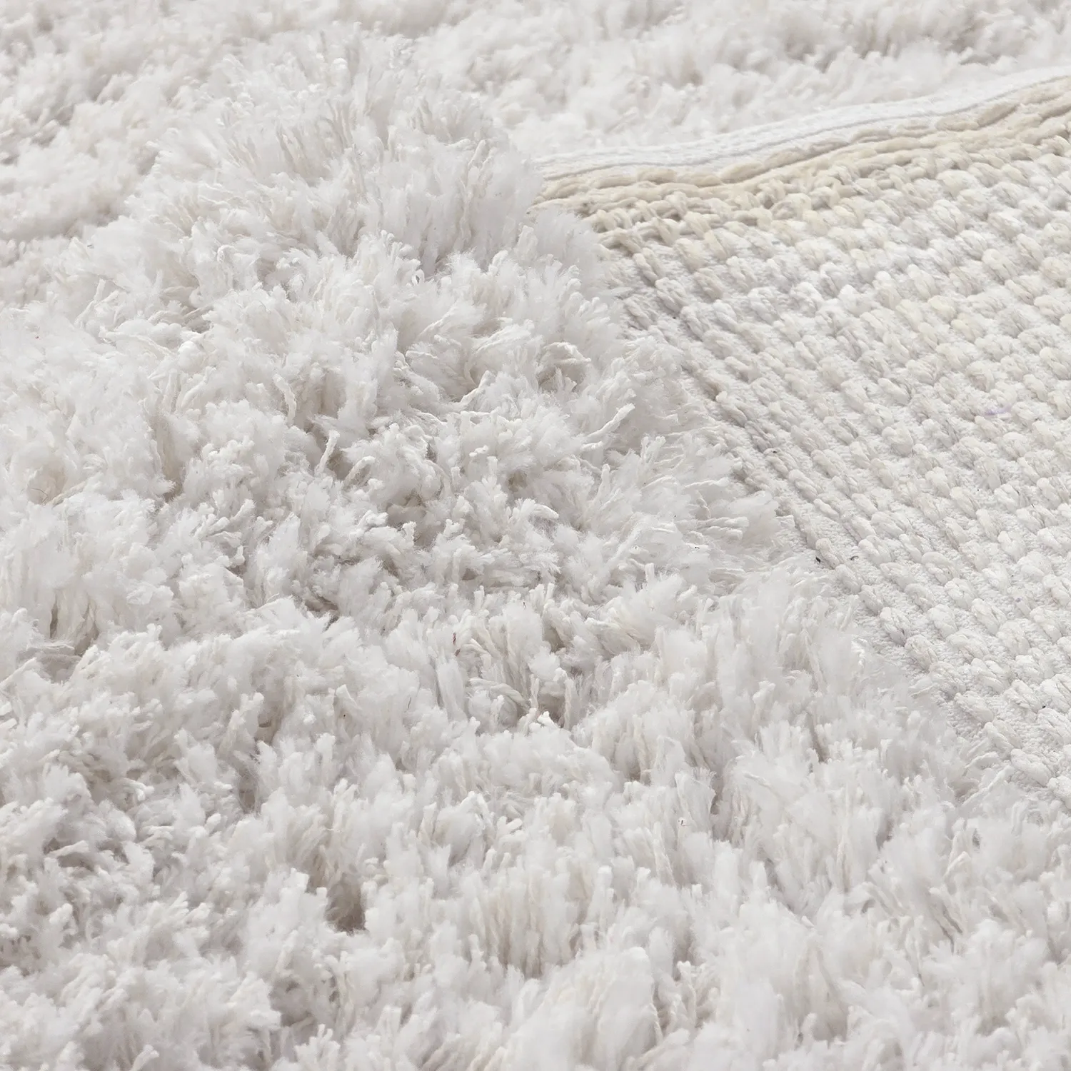 Dywany shaggy - Combarro Solid Cotton Shaggy (krem)