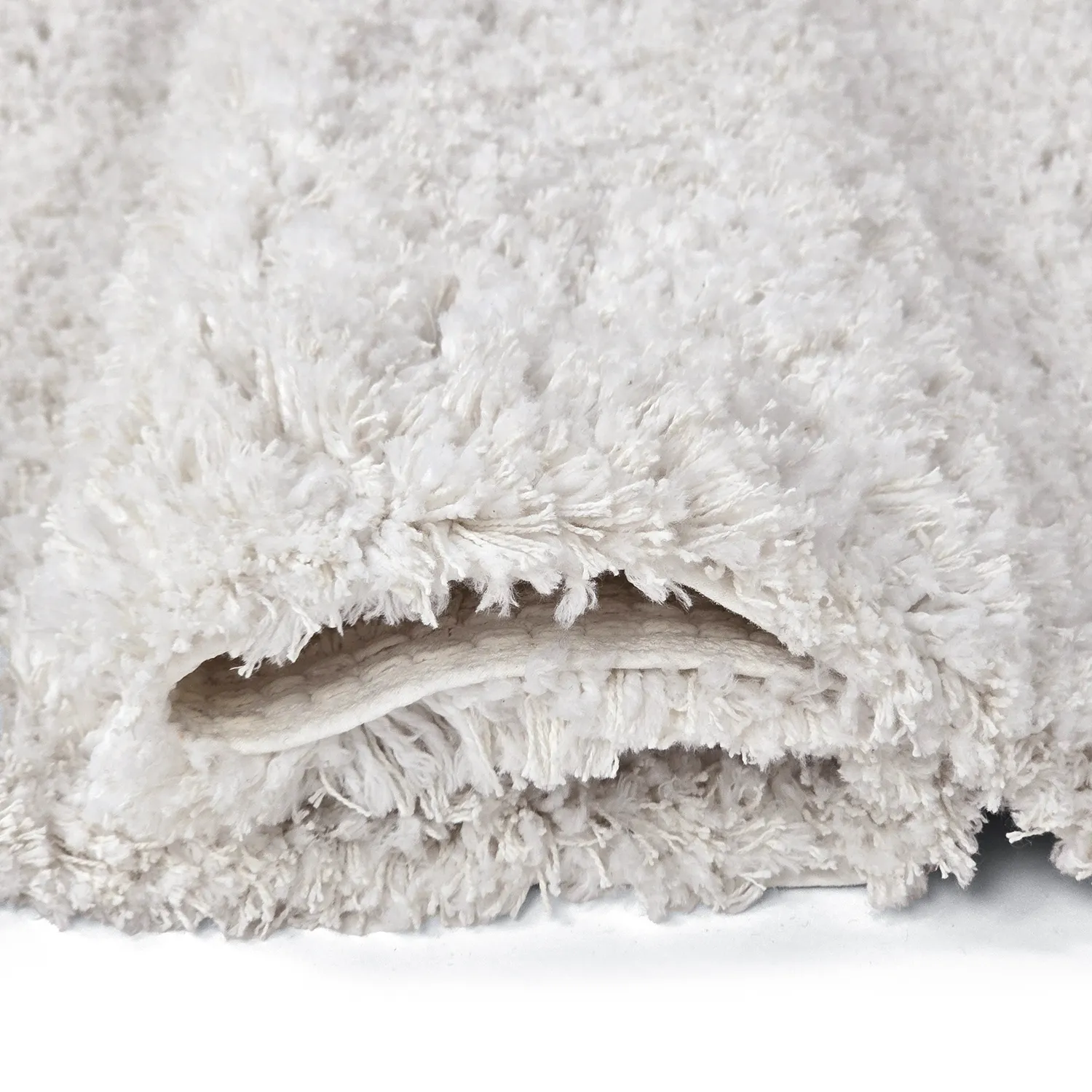 Dywany shaggy - Combarro Solid Cotton Shaggy (krem)