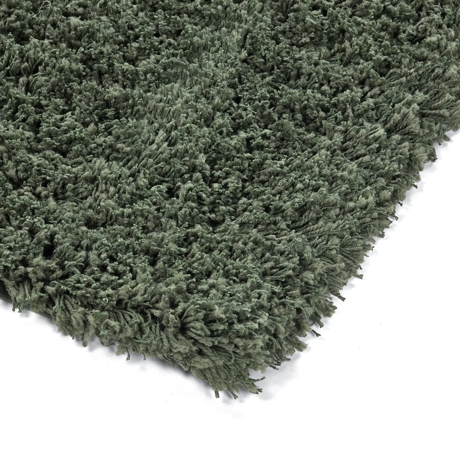 Dywany shaggy - Combarro Solid Cotton Shaggy (zielony)