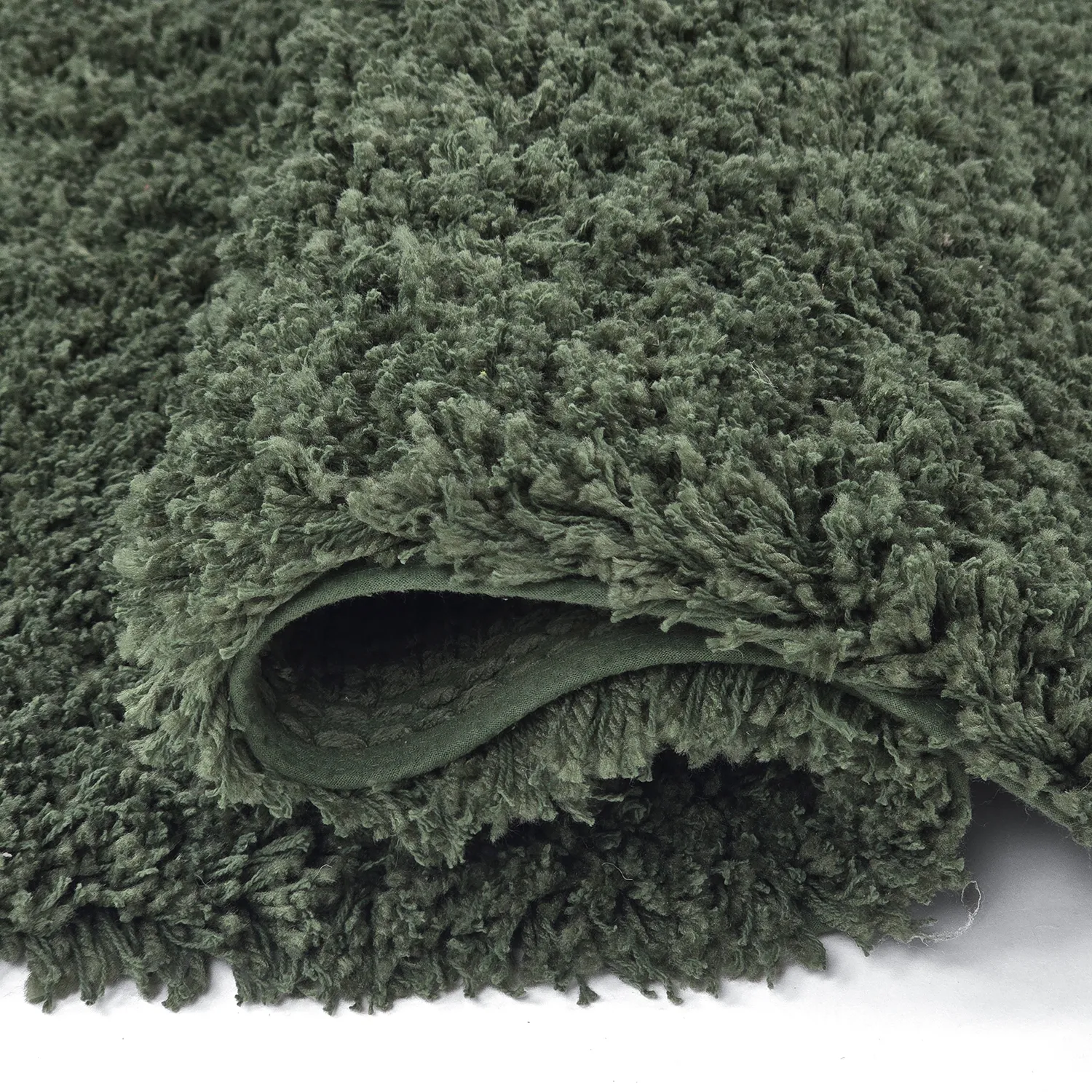 Dywany shaggy - Combarro Solid Cotton Shaggy (zielony)