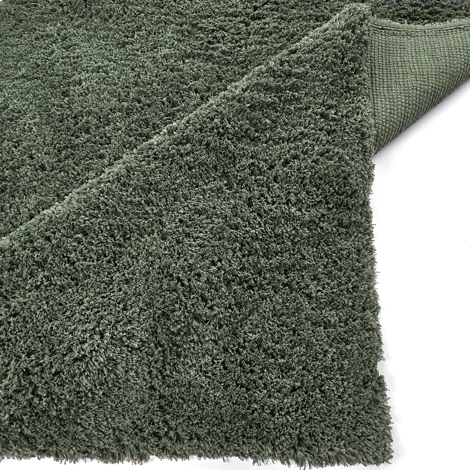 Dywany shaggy - Combarro Solid Cotton Shaggy (zielony)