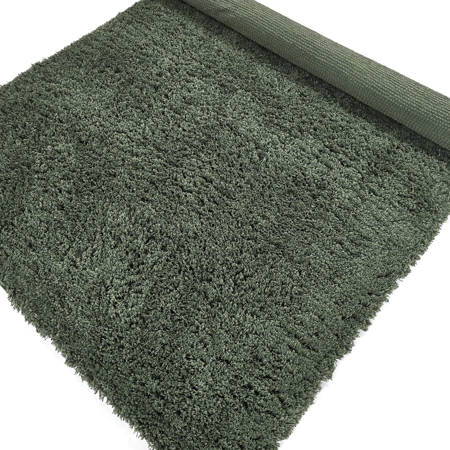 Dywany shaggy - Combarro Solid Cotton Shaggy (zielony)