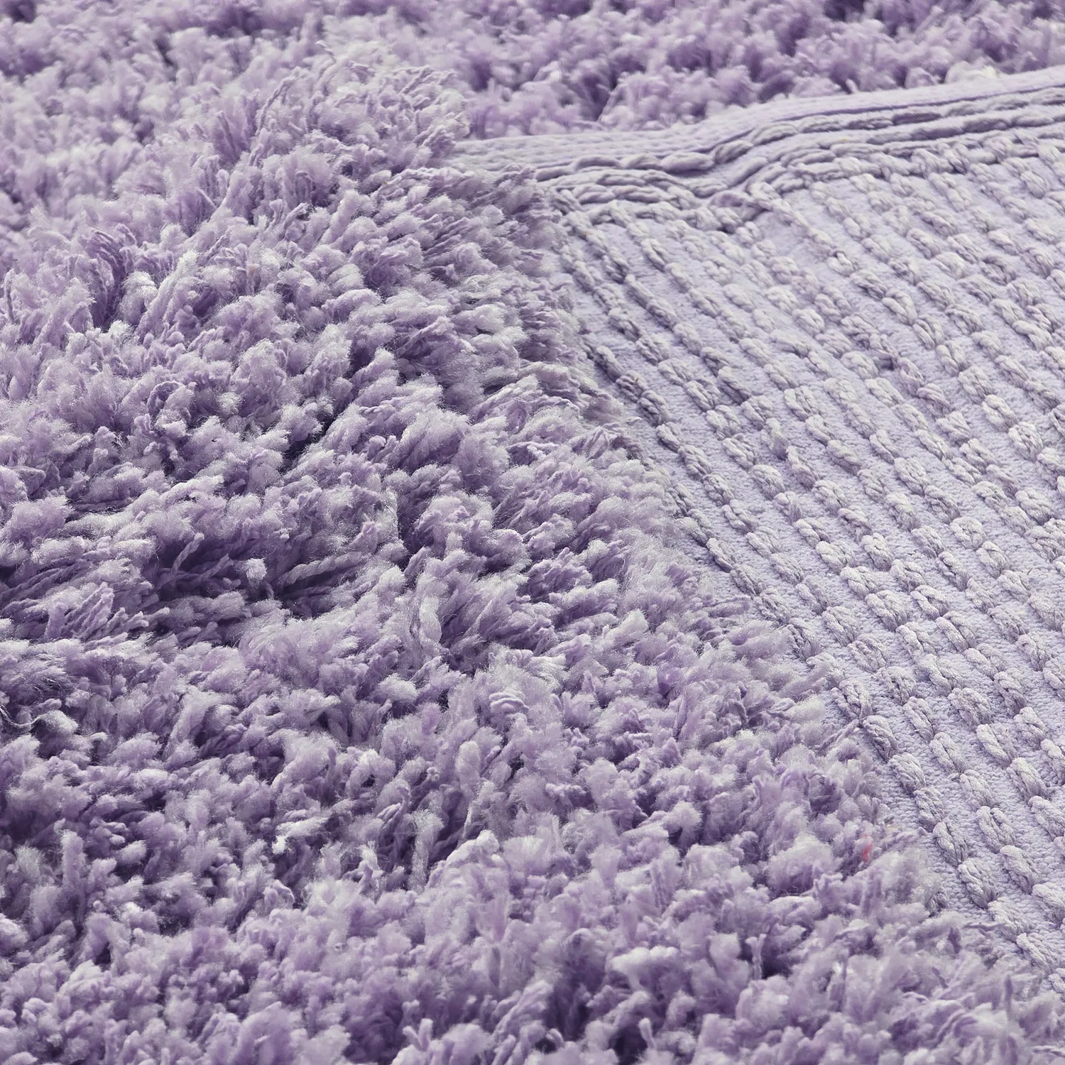 Dywany shaggy - Combarro Solid Cotton Shaggy (jasnofioletowy)