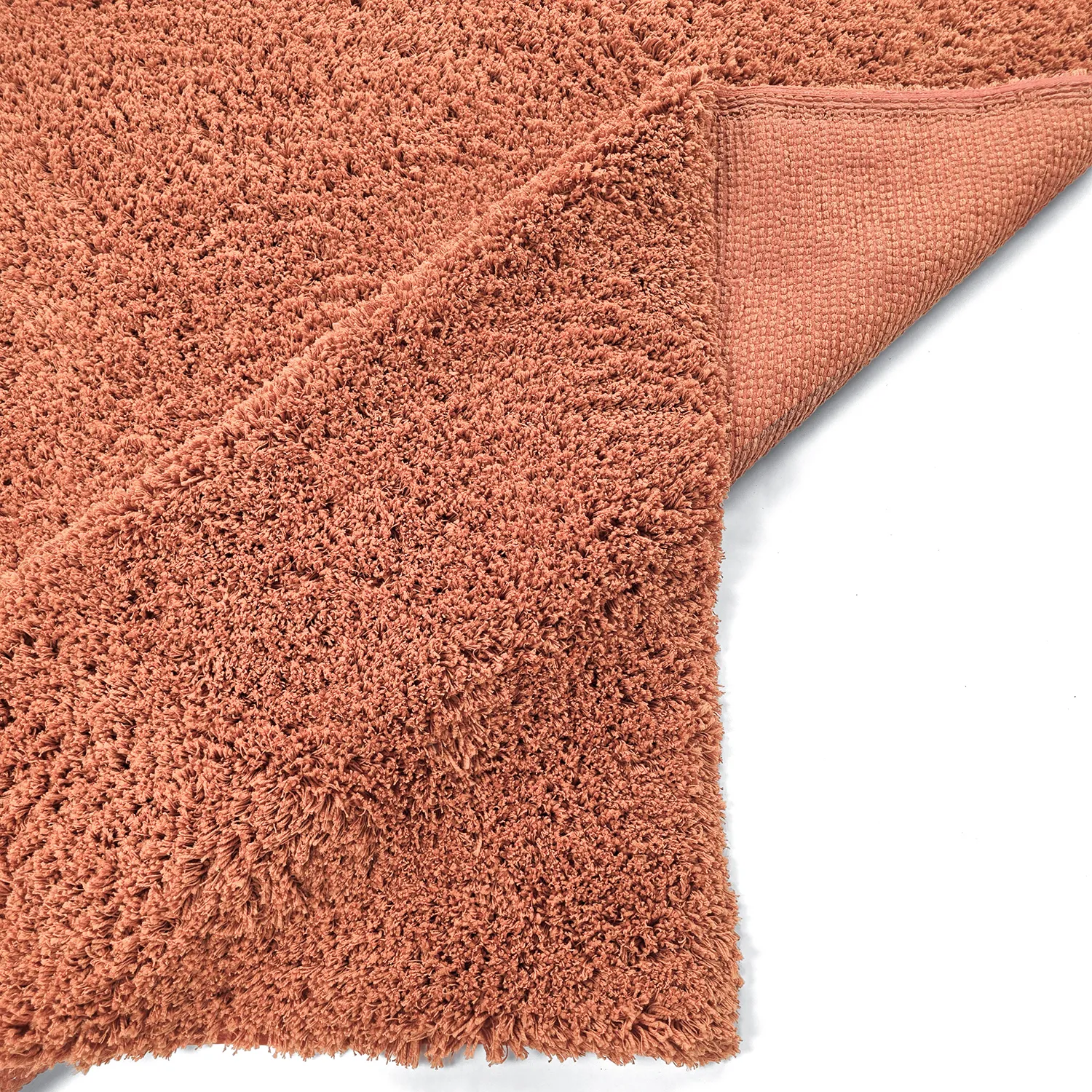 Dywany shaggy - Combarro Solid Cotton Shaggy (jasnopomarańczowy)