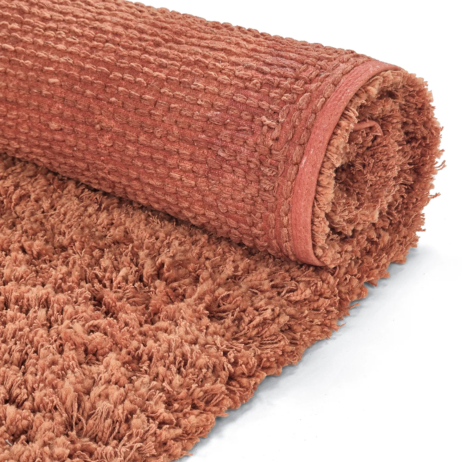 Dywany shaggy - Combarro Solid Cotton Shaggy (jasnopomarańczowy)