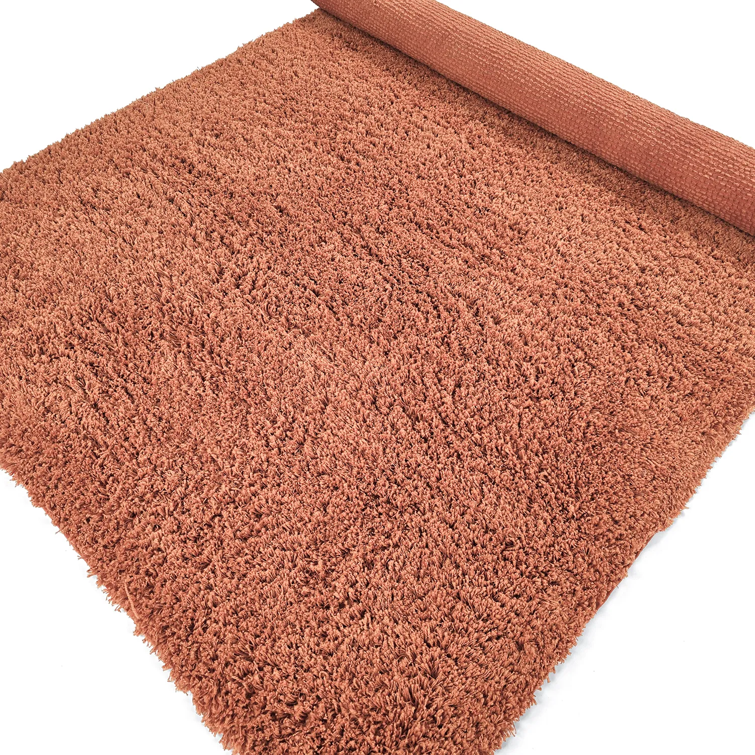 Dywany shaggy - Combarro Solid Cotton Shaggy (jasnopomarańczowy)