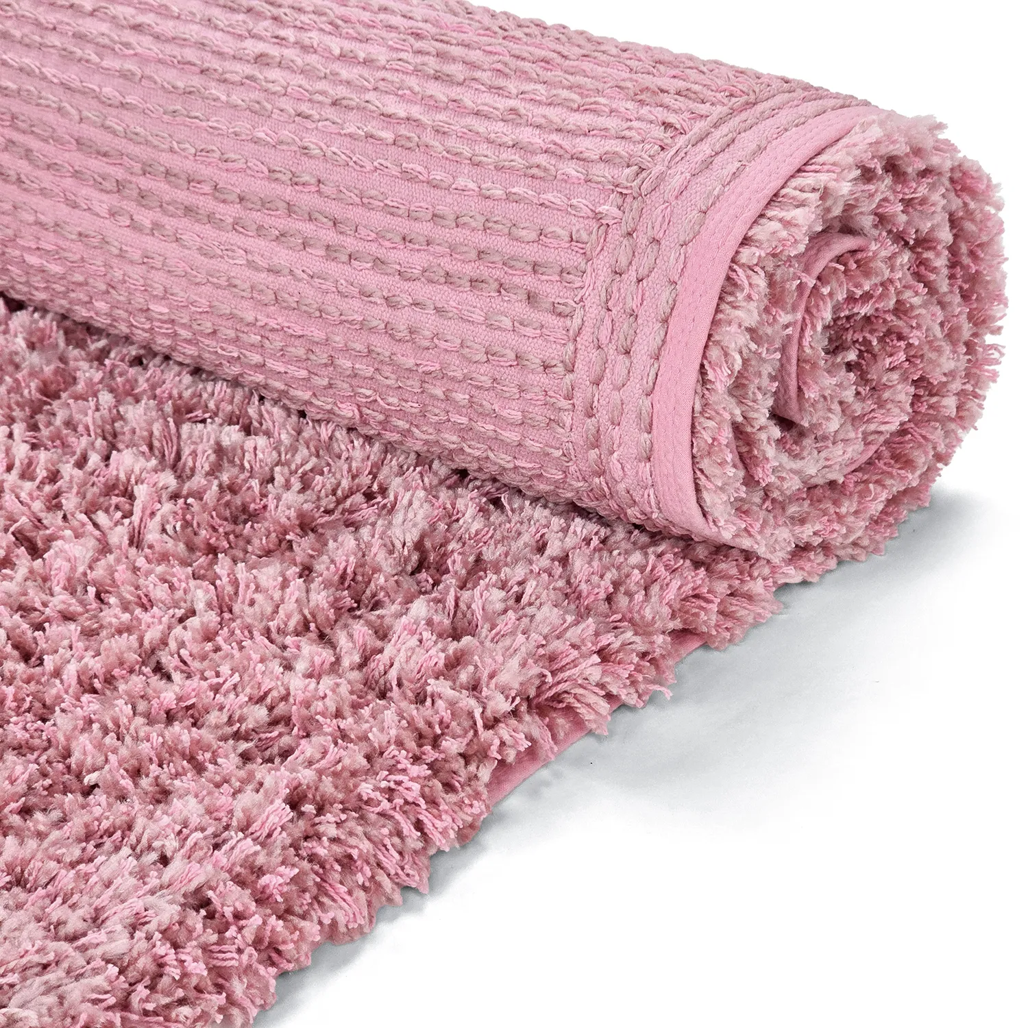 Dywany shaggy - Combarro Solid Cotton Shaggy (jasnoróżowy)