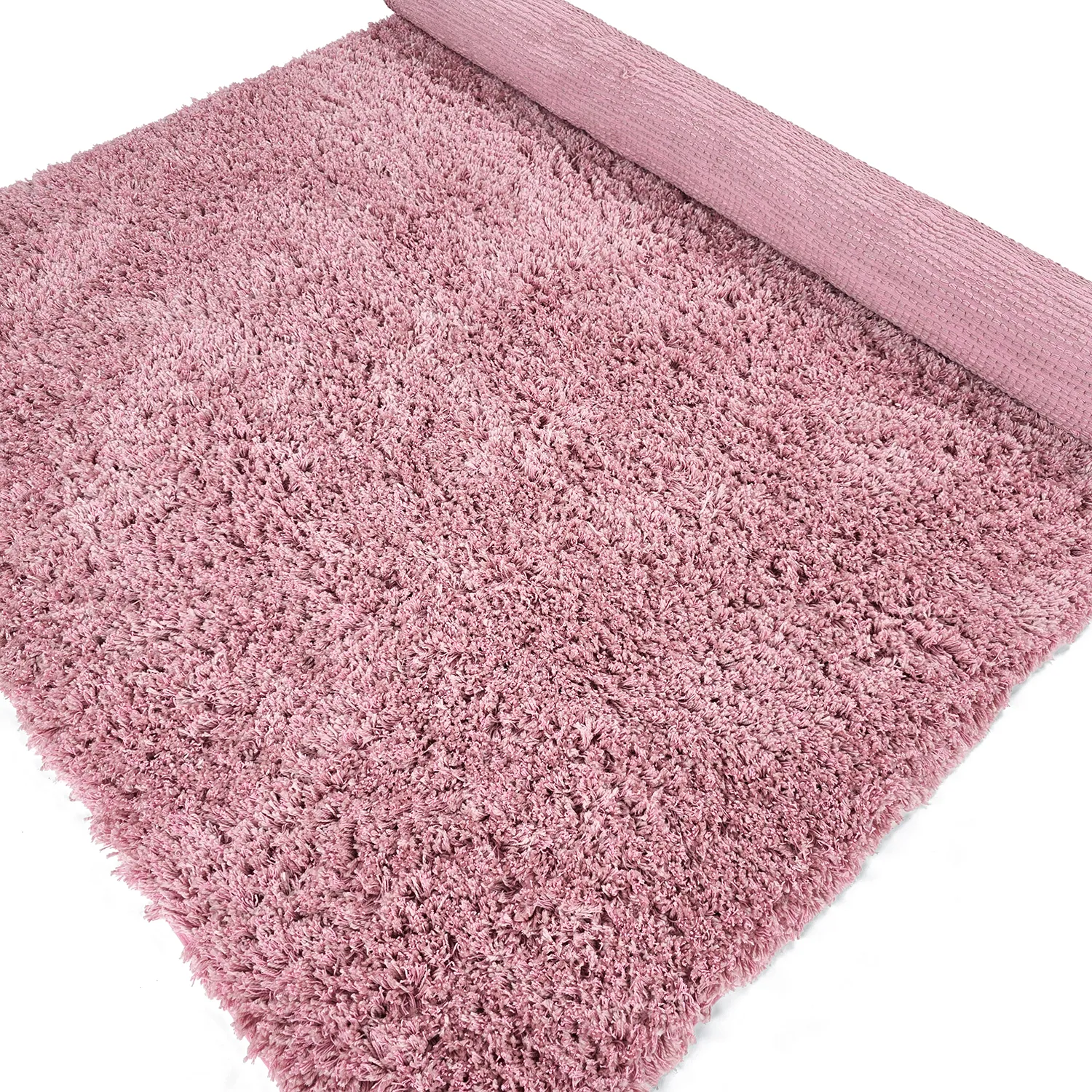 Dywany shaggy - Combarro Solid Cotton Shaggy (jasnoróżowy)