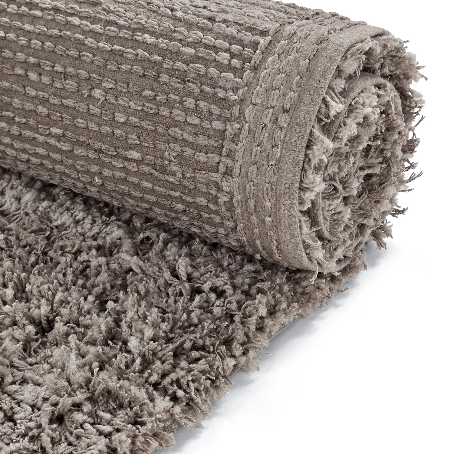 Dywany shaggy - Combarro Solid Cotton Shaggy (taupe)