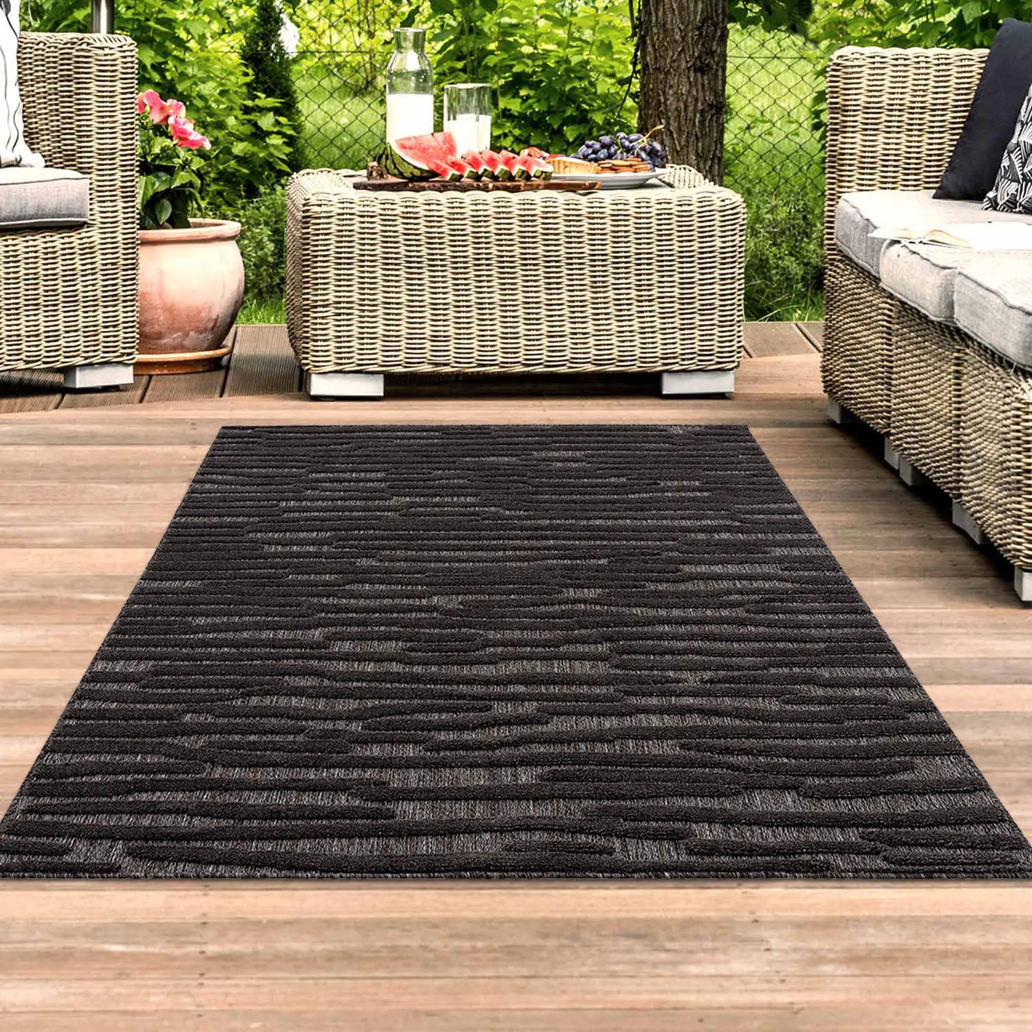 Shaggy Indoor-Outdoor - Neston (antracyt)