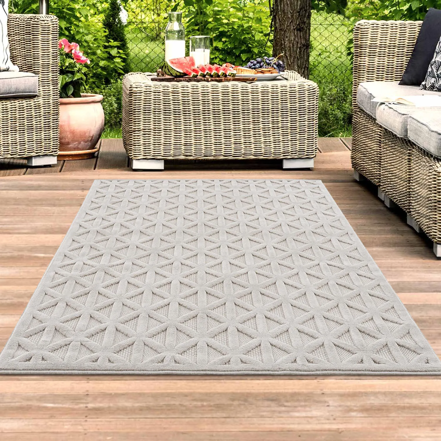 Shaggy Indoor-Outdoor - Aberdeen (beżowy)