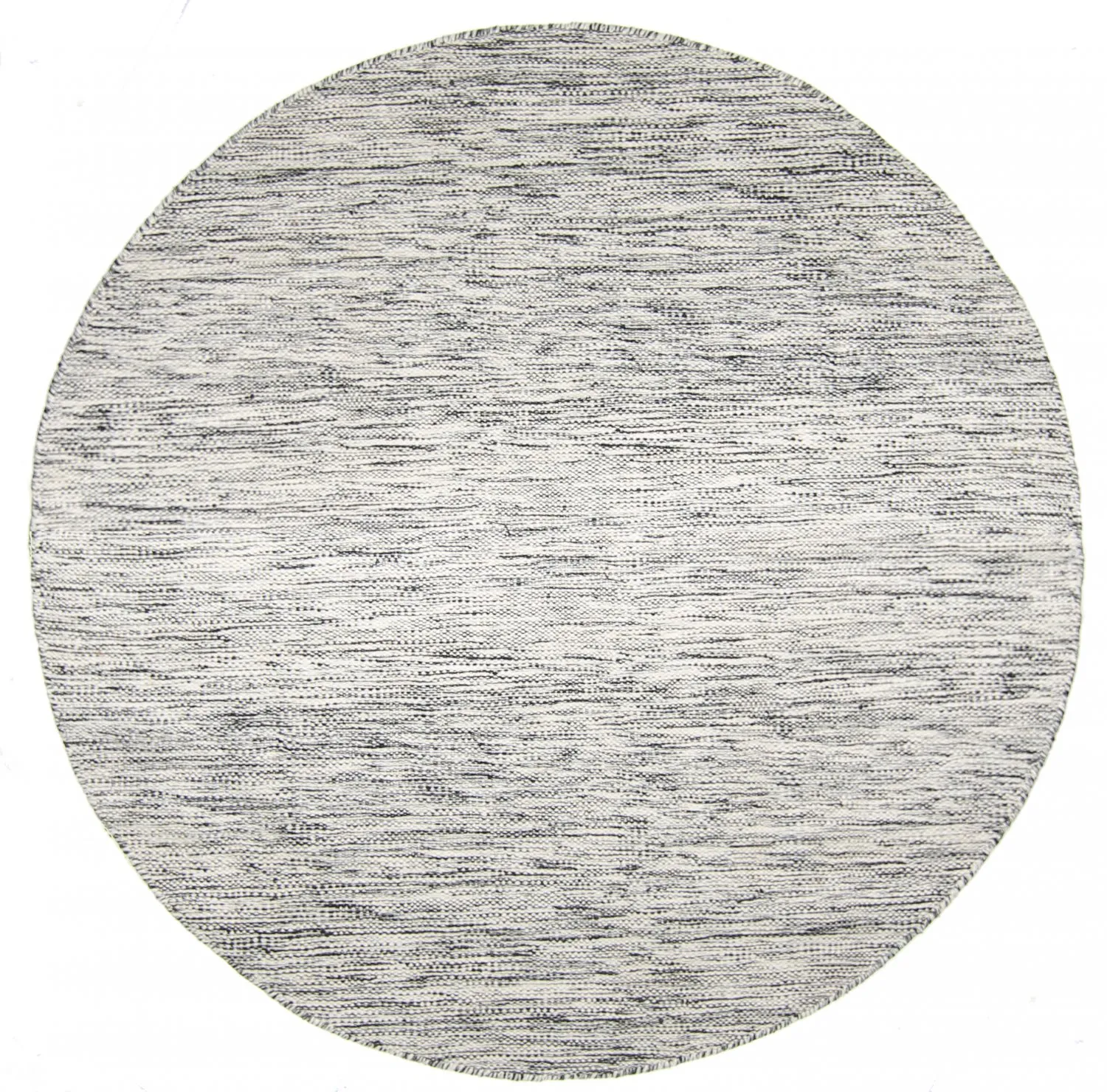 Okrągły dywan - Savona (czarny/biały)