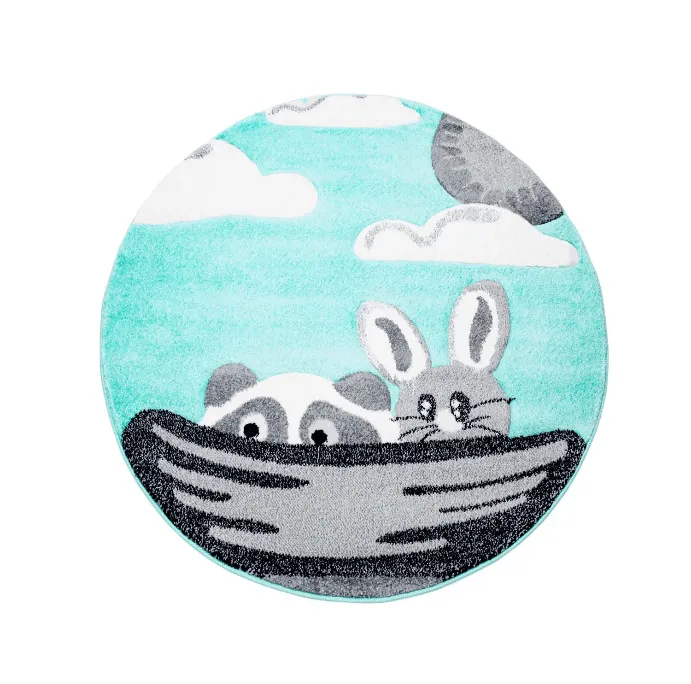Dywan dziecicęy - Bueno Bunny Rund (turkus)