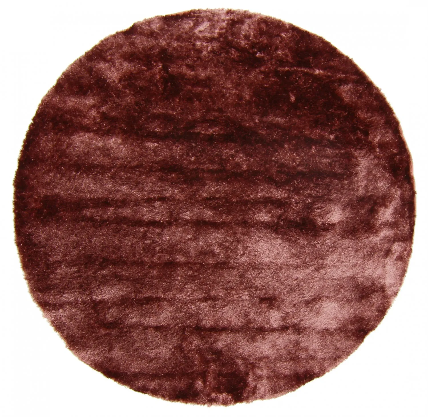 Okrągły dywan - Shaggy Luxe (coral pink)